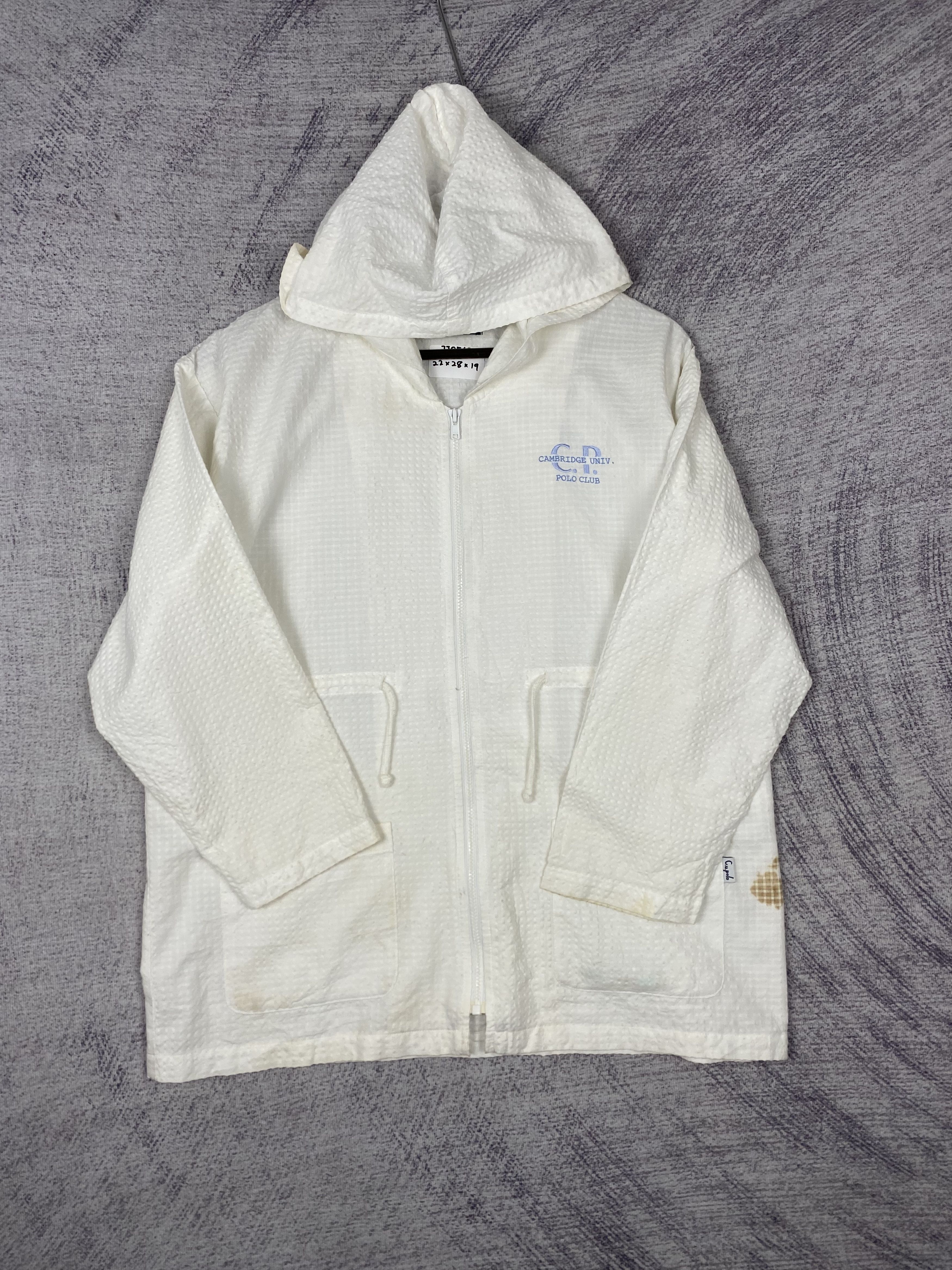 Vintage Vintage Cambridge Univ Polo Club Hoodie Light Jacket Size US M / EU 48-50 / 2 - 6 Thumbnail