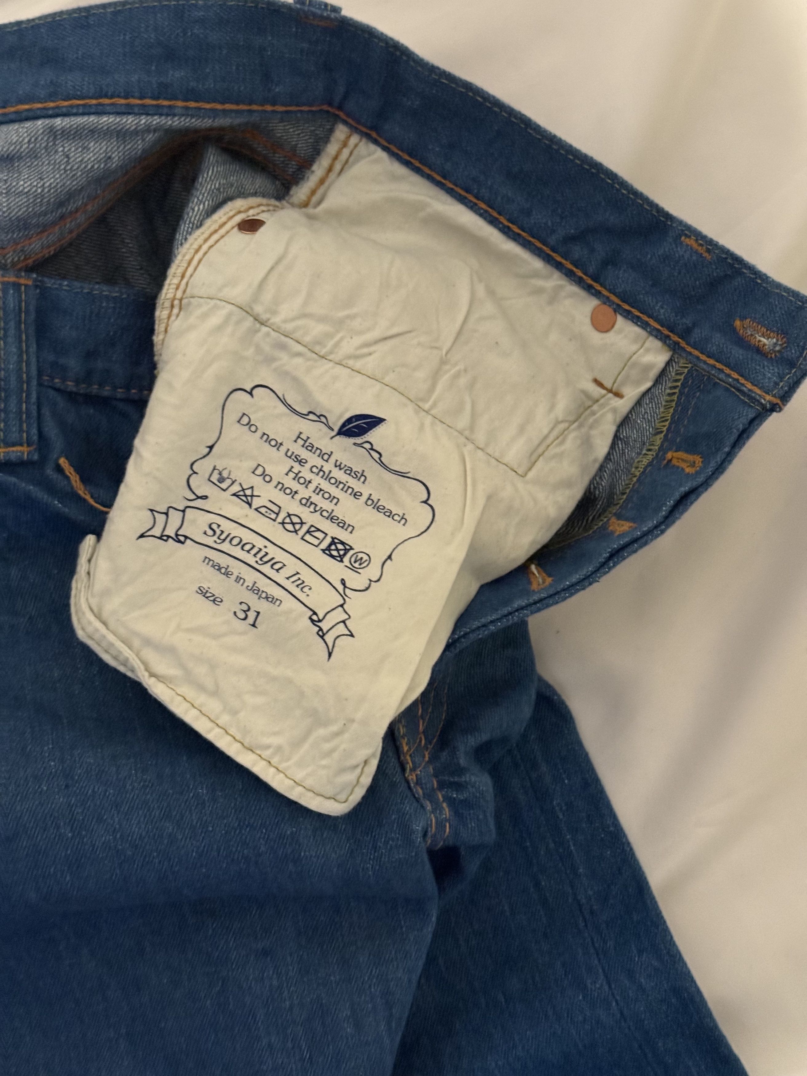 Pure Blue Japan Pure Blue Japan - BG-019 - 31 - 14.5oz Relaxed Tapered Size US 31 - 4 Thumbnail