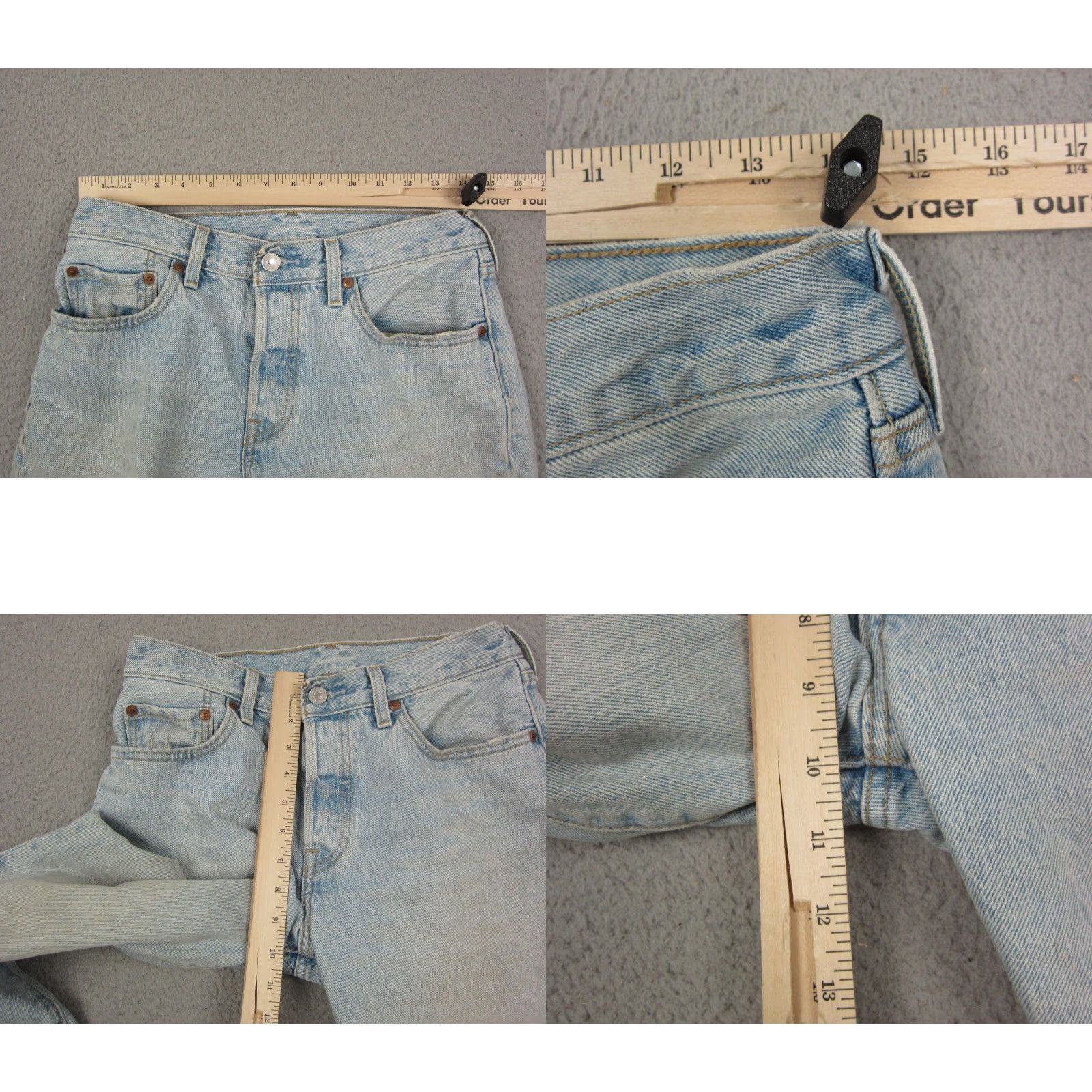 Levi's VINTAGE Levi's 501 Jeans Womens 26x30 Blue Button Fly Denim Pants 90s Size 26" / US 2 / IT 38 - 10 Thumbnail