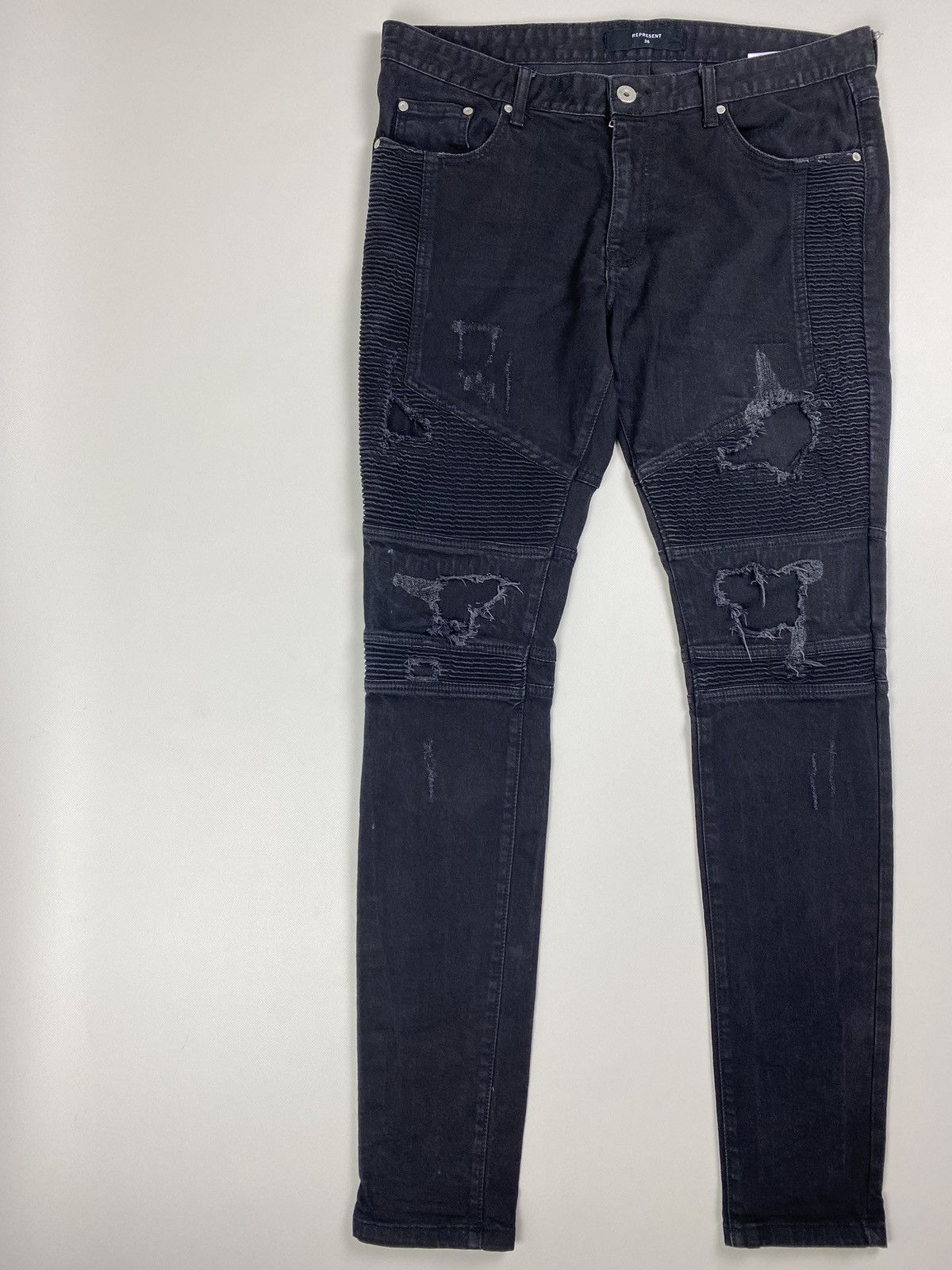 Represent Clo. Represent Skinny Biker Denim Size US 36 / EU 52 - 2 Thumbnail