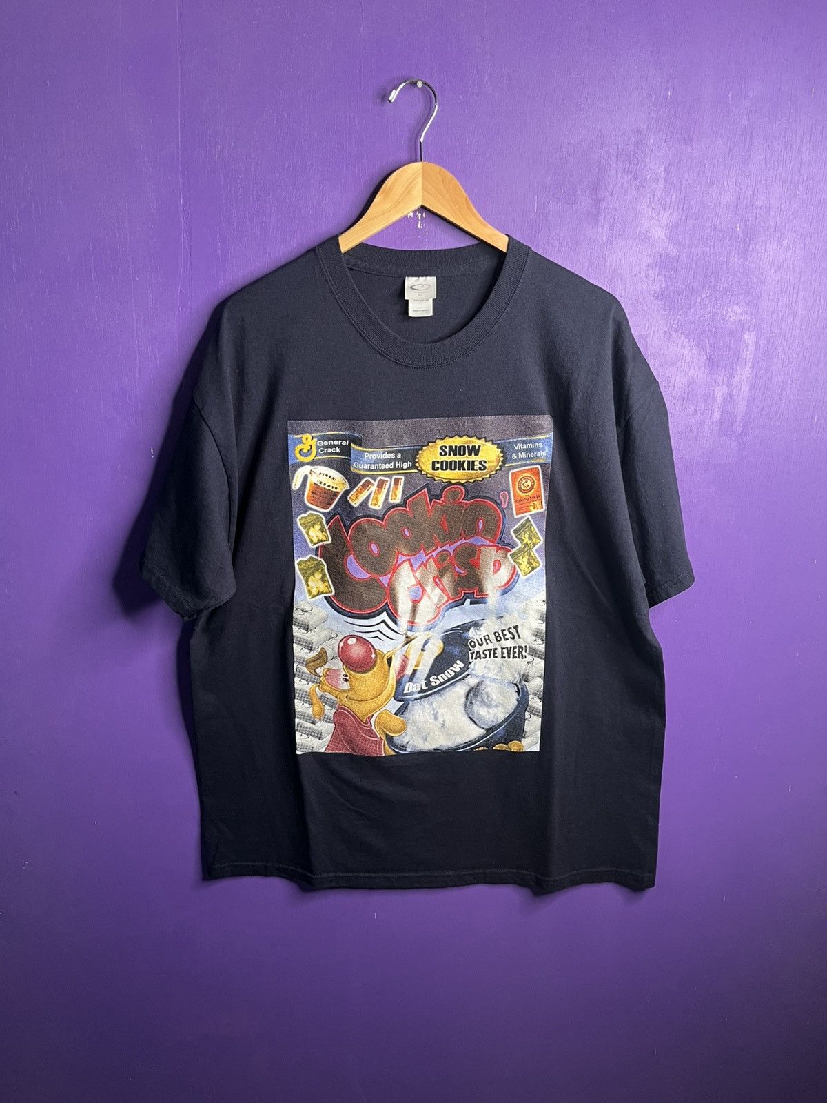 Vintage Vintage 00s Cookin Crisp snow cookies drug tee Size US XL / EU 56 / 4 - 1 Thumbnail