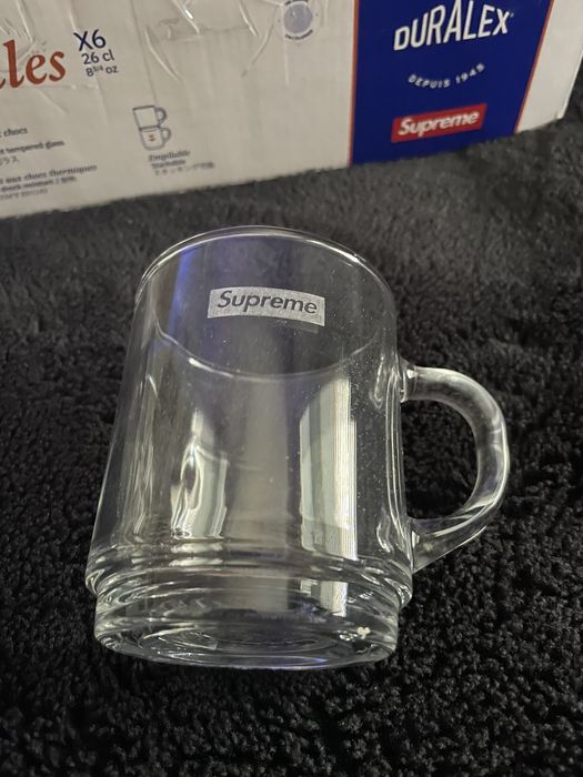 Supreme ONE CUP Supreme Duralex Versailles Glass Mug Clear | Grailed