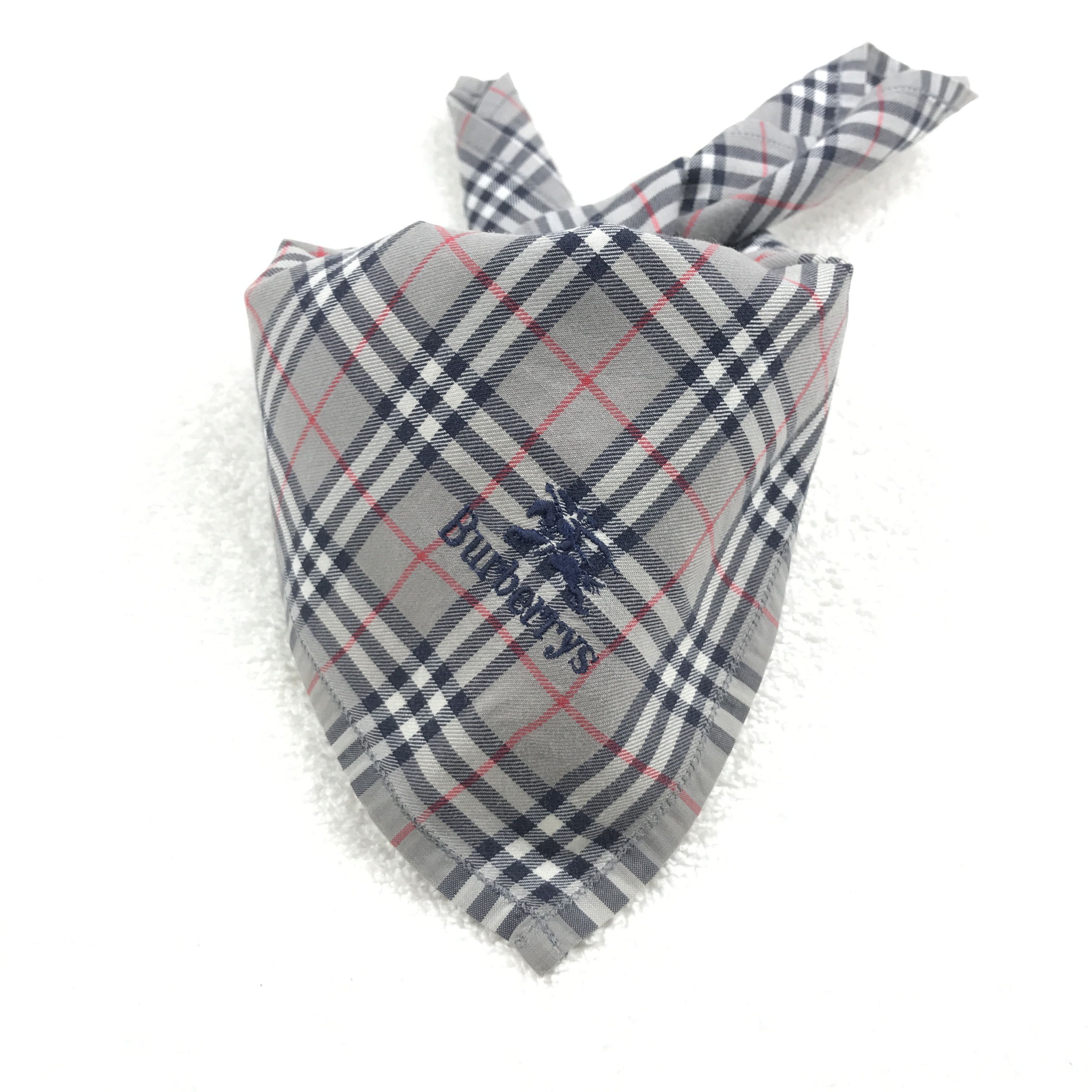 Burberry × Vintage Vintage Burberry Nova Check Bandana Neckerchief Handkerchief Size ONE SIZE - 4 Thumbnail