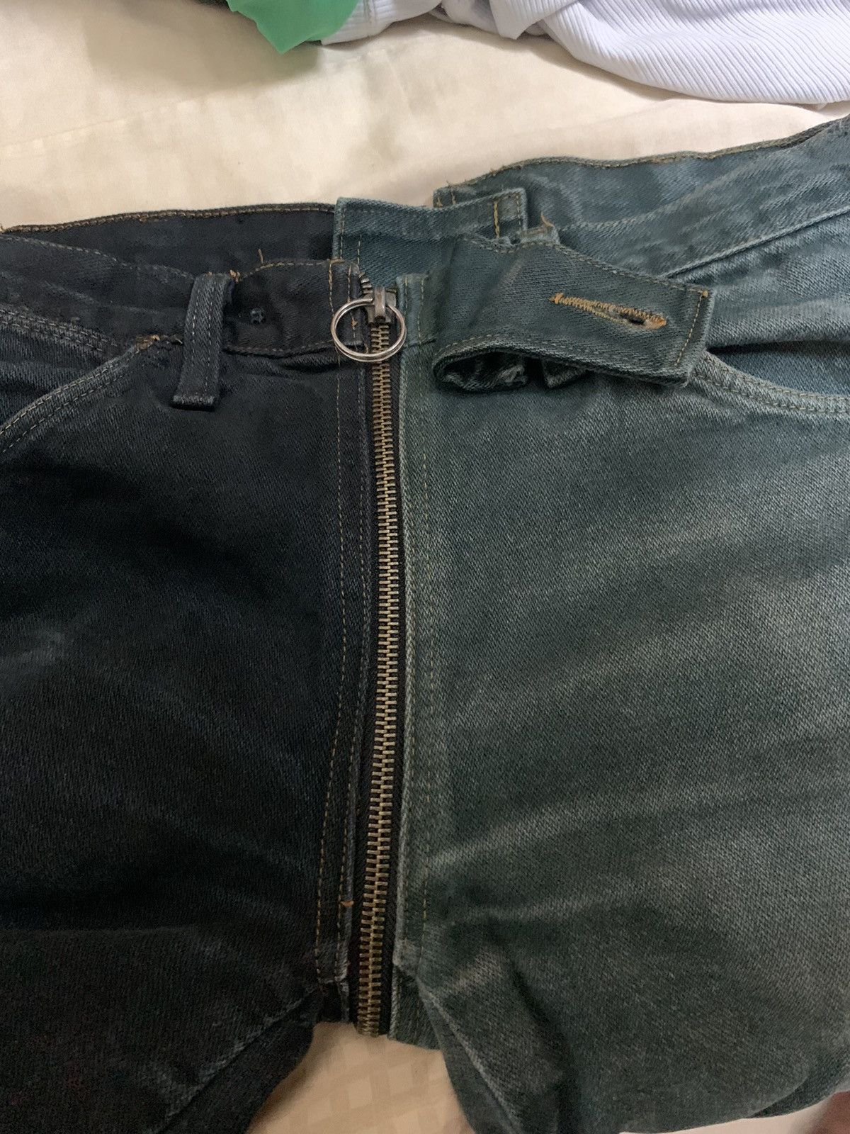 Vintage × Wrangler Wrangler Two tone colour rare design pants Size US 30 / EU 46 - 11 Thumbnail