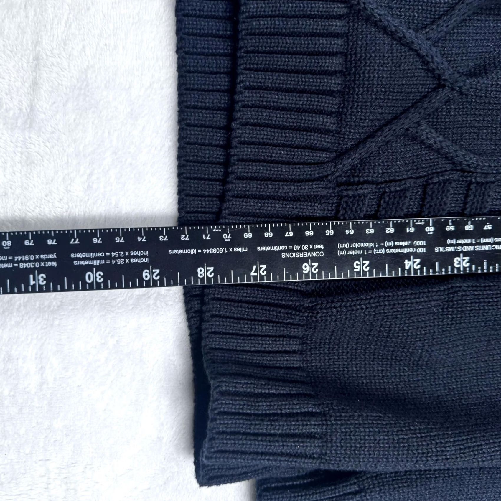 Vintage Gioberti Sweater Mens Large Black Shawl Collar Cable Knit Button Pullover Size US L / EU 52-54 / 3 - 6 Thumbnail