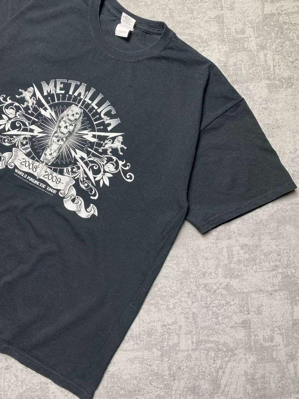Band Tees Metallica 2008/2009 World Magnetic Tour T-Shirt Size US XL / EU 56 / 4 - 3 Thumbnail