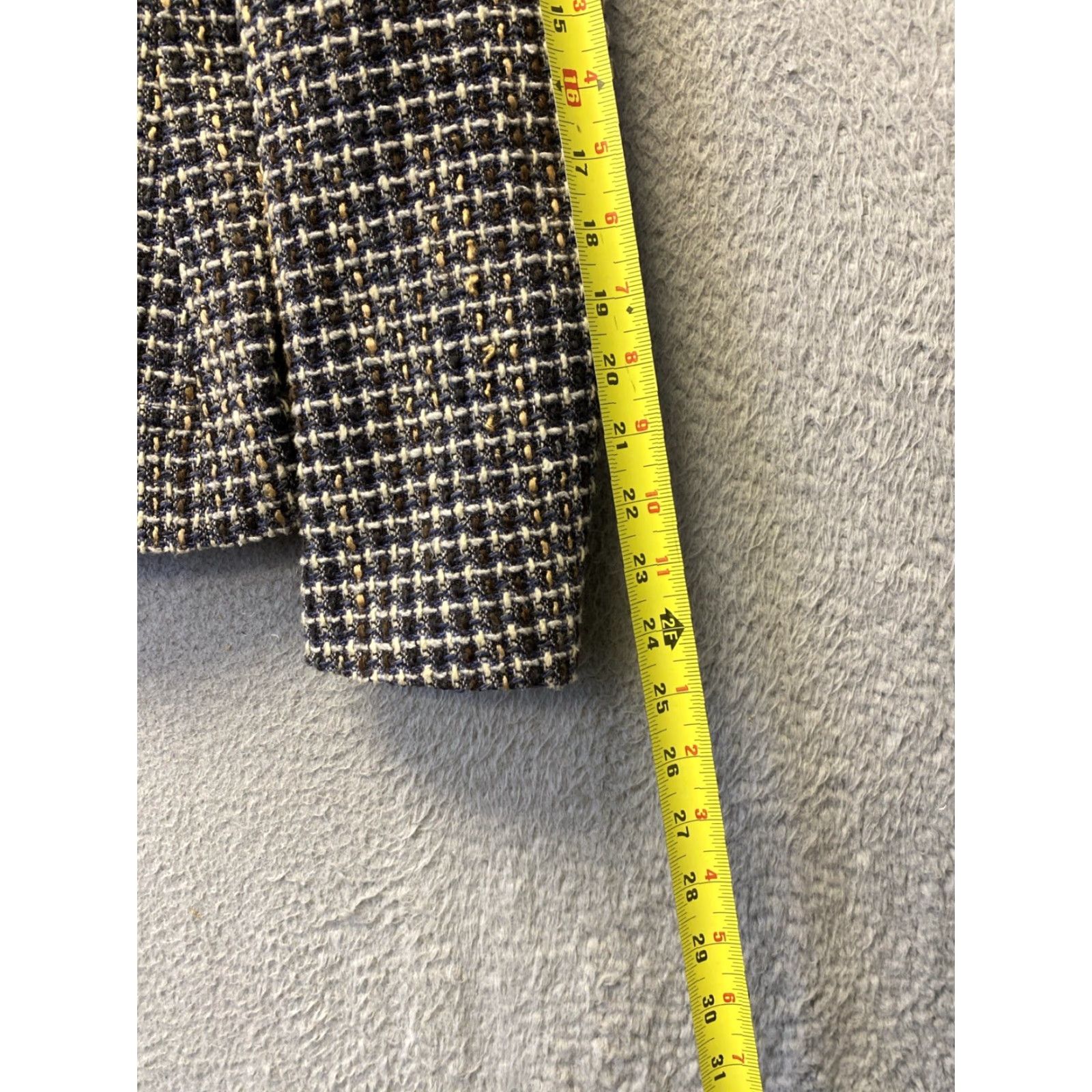 Zanella Zanella Blazer Women’s Size 10 Tweed Jacket Multicolor Made in Italy Size L / US 10 / IT 46 - 7 Thumbnail