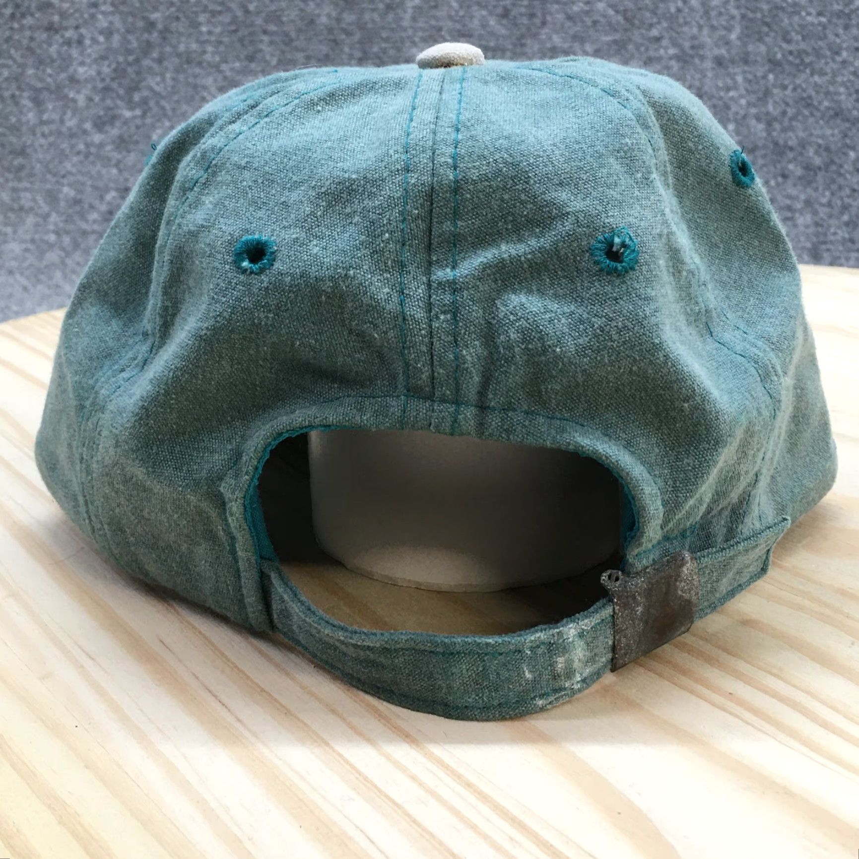 Vintage Willco Imports Florida Baseball Cap Hat Mens Green Gray One Size Fits All Cotton Canvas Adjustable Breathable Lightweight Caps Size ONE SIZE - 6 Thumbnail