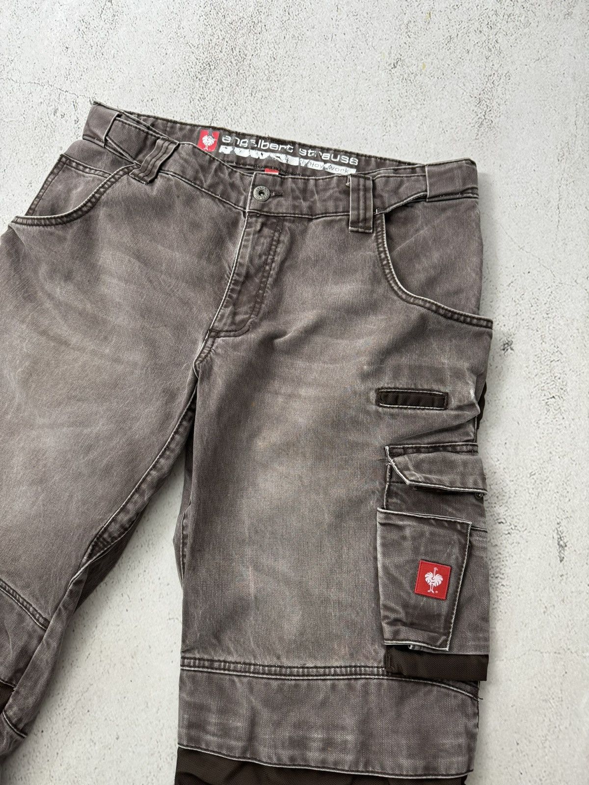 Other Engelbert Strauss Work Brown Cargo Denim Pants Size US 36 / EU 52 - 5 Thumbnail