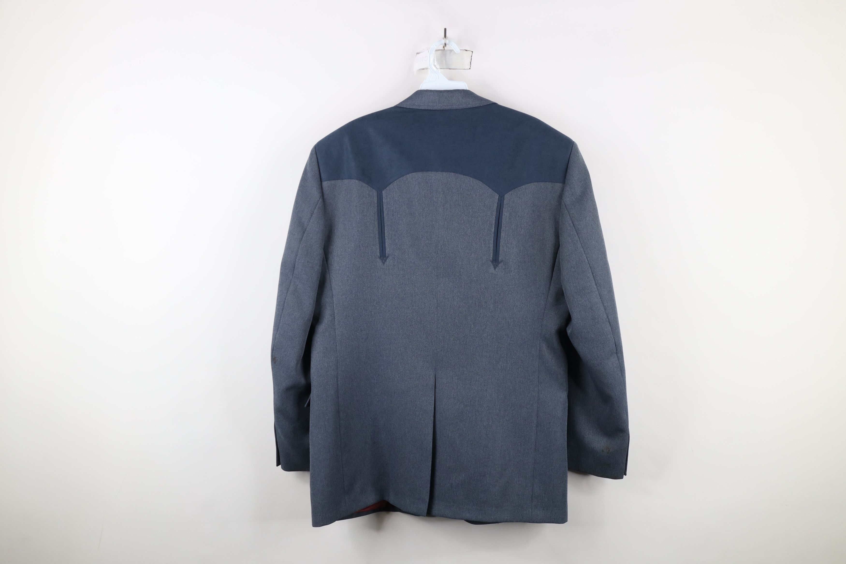 Vintage Vintage 90s Rockabilly Rodeo 2 Button Blazer Suit Jacket USA Size US XXL / EU 58 / 5 - 15 Thumbnail