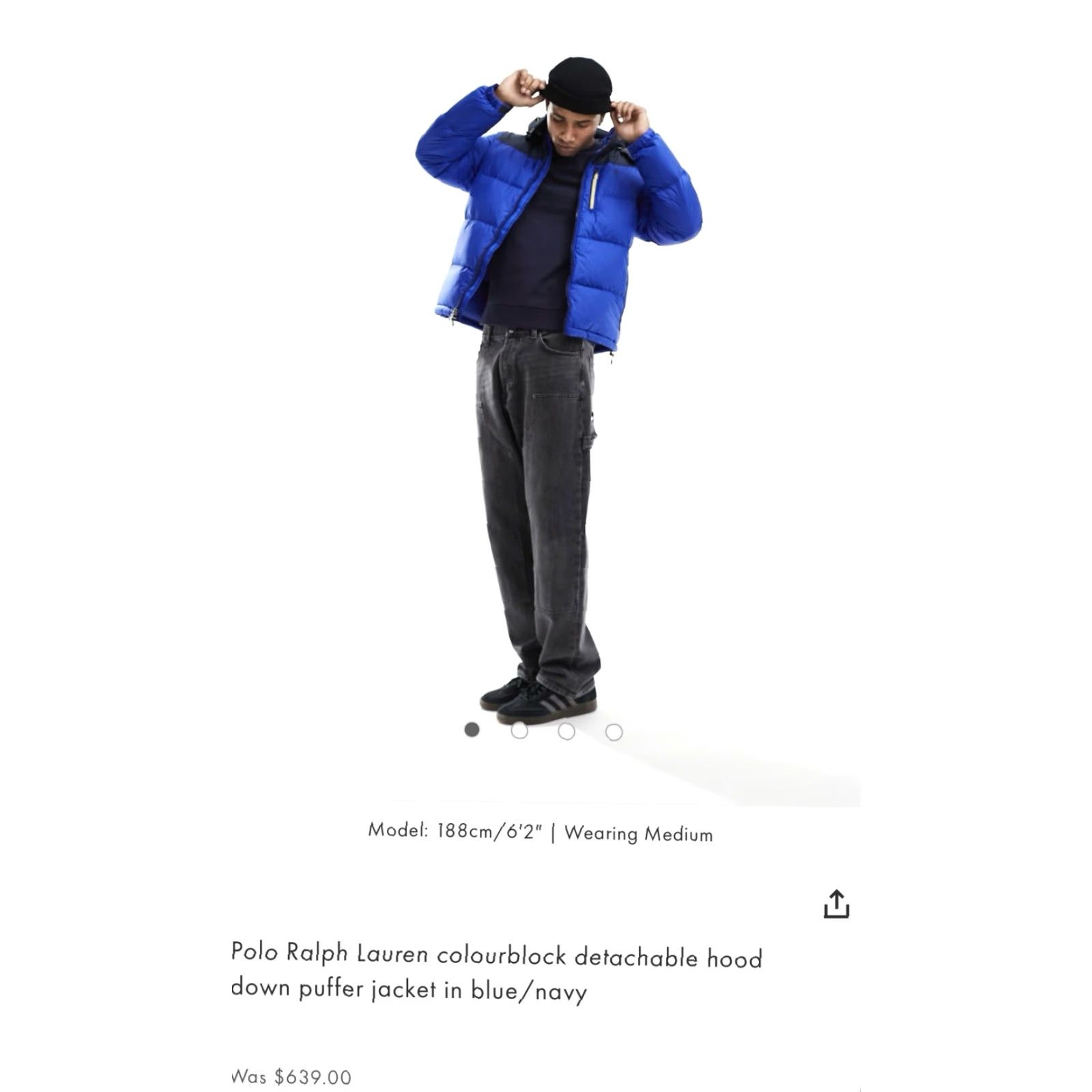 Ralph Lauren VINTAGE? No. New polo ralph lauren hooded down puffer El Cap jacket L blue mens Size US L / EU 52-54 / 3 - 3 Thumbnail