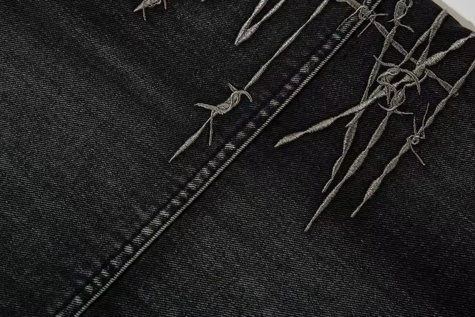 Designer × Jean × Vintage Y2K Vintage Streetwear Distressed Baggy Cargo Jeans Size US 33 - 16 Thumbnail