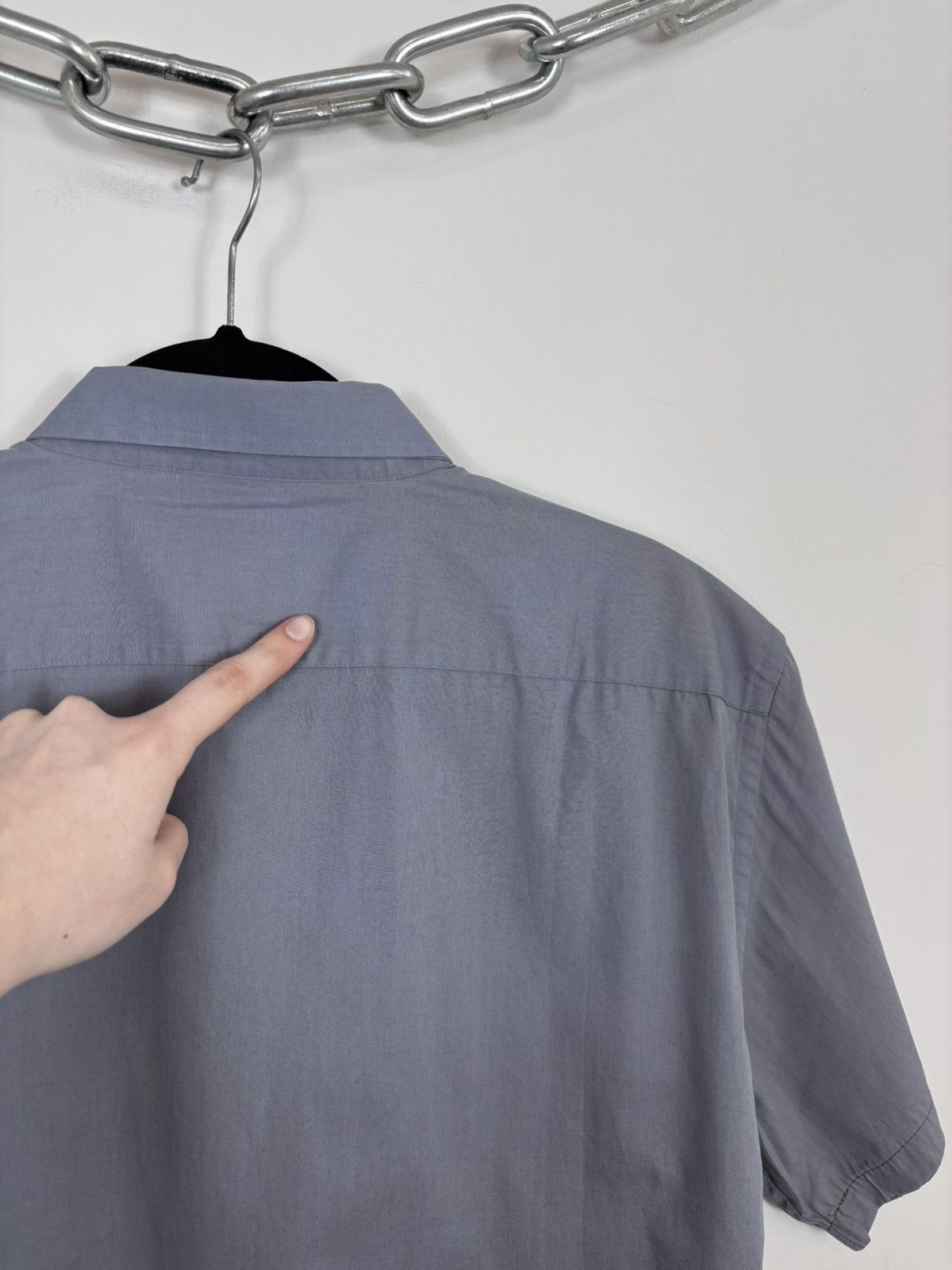 Versace Vintage Versace Classic Men’s Grey Short Sleeve Shirt Size US XL / EU 56 / 4 - 19 Thumbnail