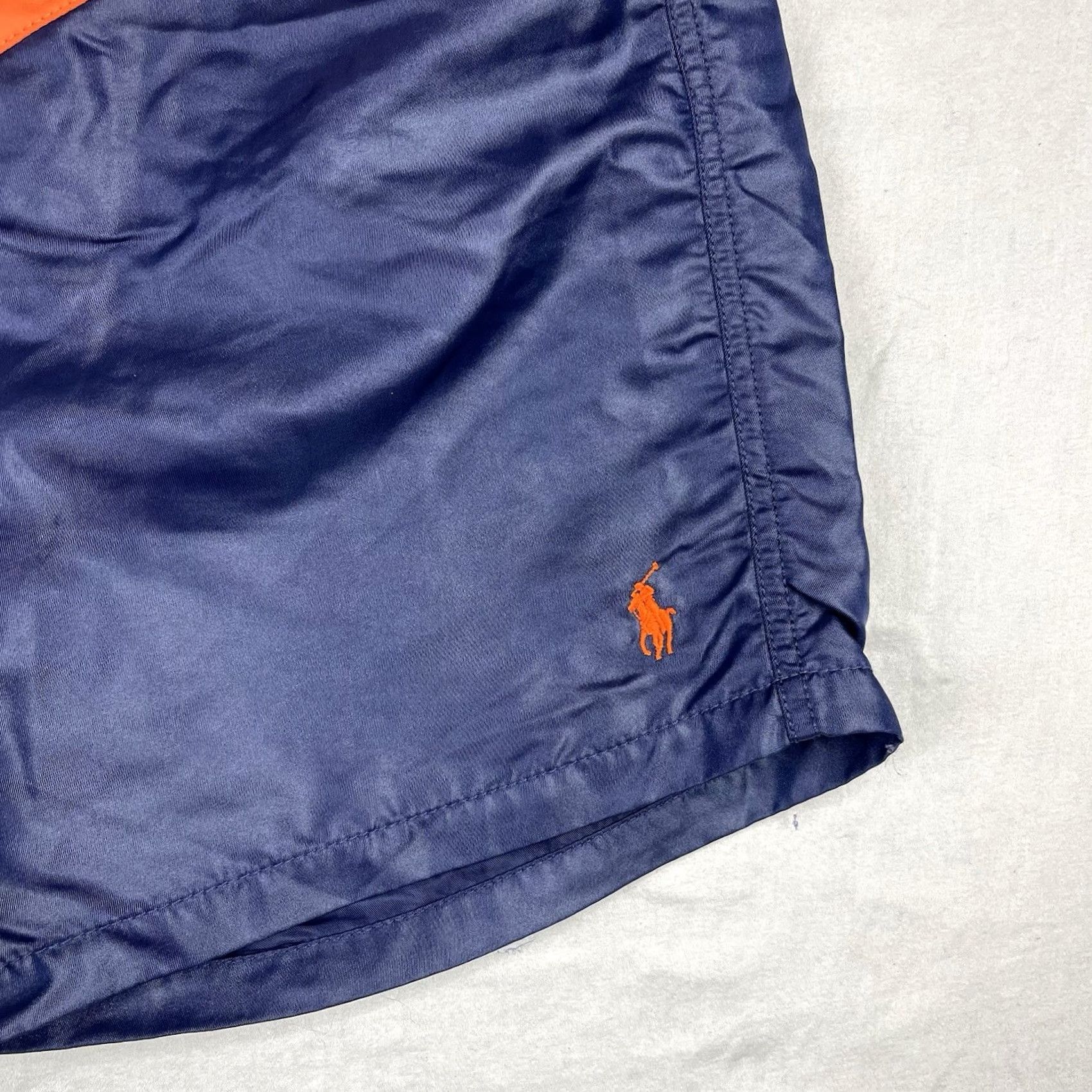 Polo Ralph Lauren VINTAGE Polo Ralph Lauren Shorts Mens 38 Swim Trunks Beach Navy Preppy Lined Size US M / EU 48-50 / 2 - 2 Thumbnail