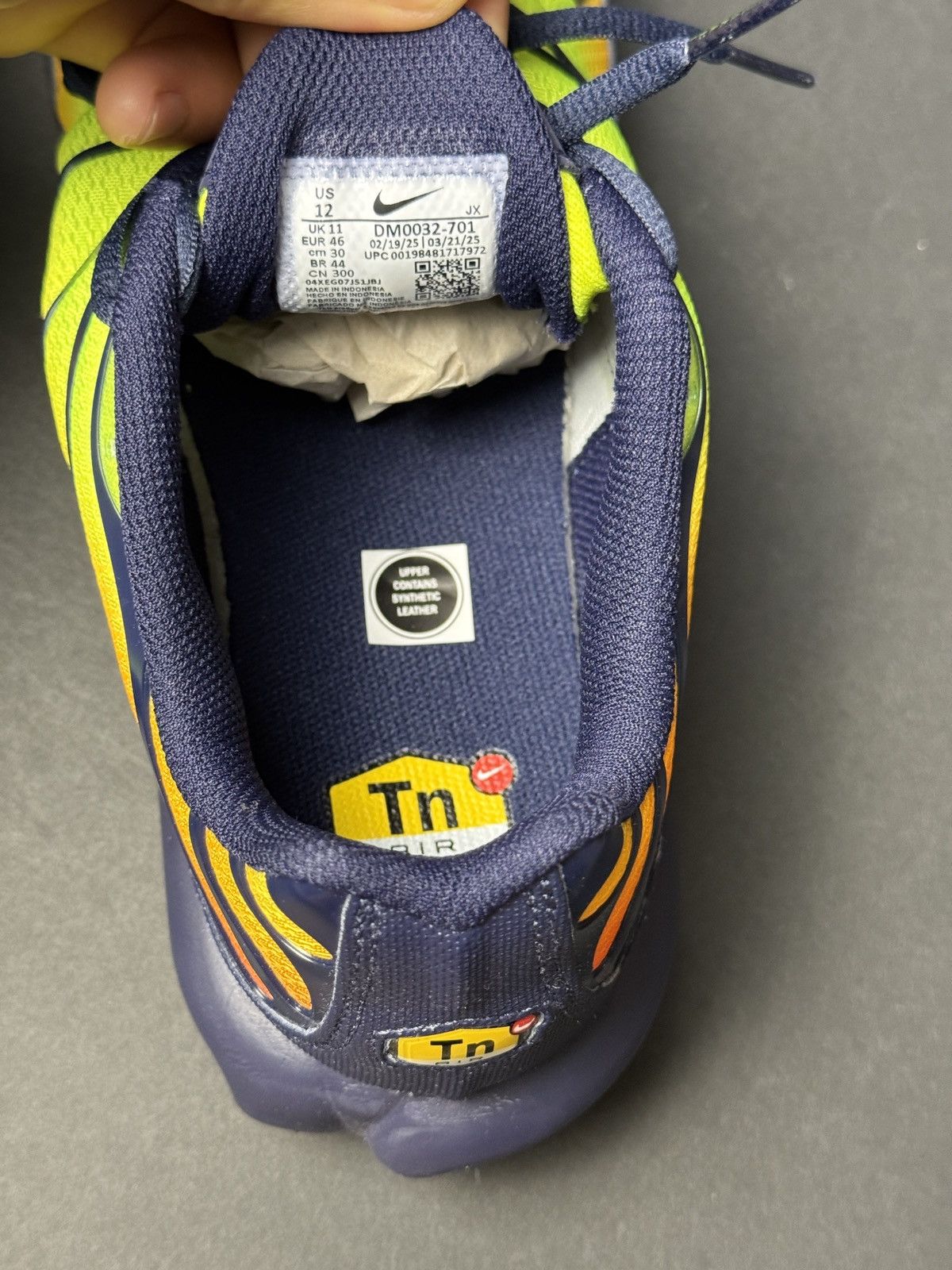 Nike Nike Air Max Plus Men's Shoes (Lemon Venom) Size US 12 / EU 45 - 8 Thumbnail