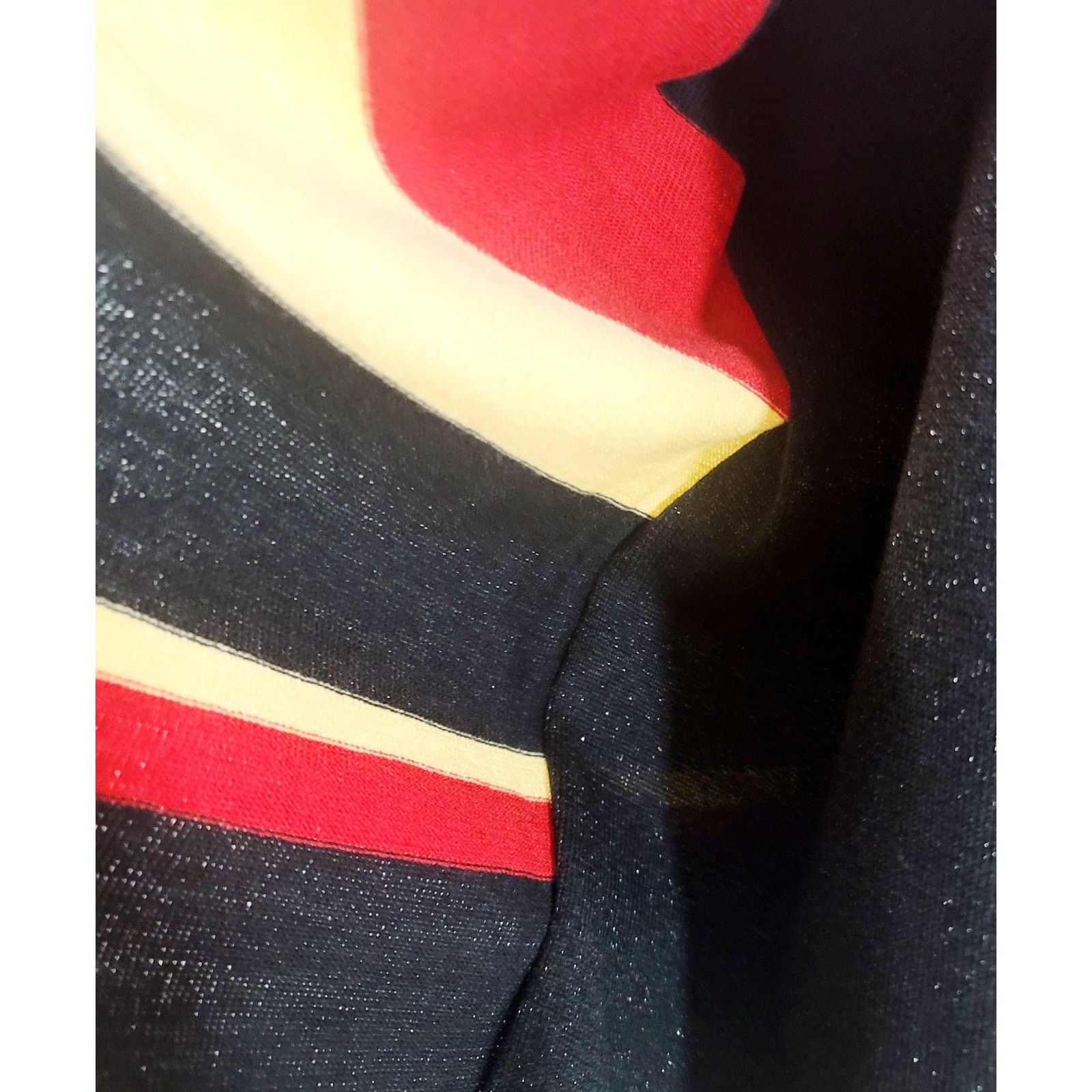 Other SAG Harbor Black Red Gold Sparkly 2 In 1 Sweater Top Medium Size M / US 6-8 / IT 42-44 - 6 Thumbnail