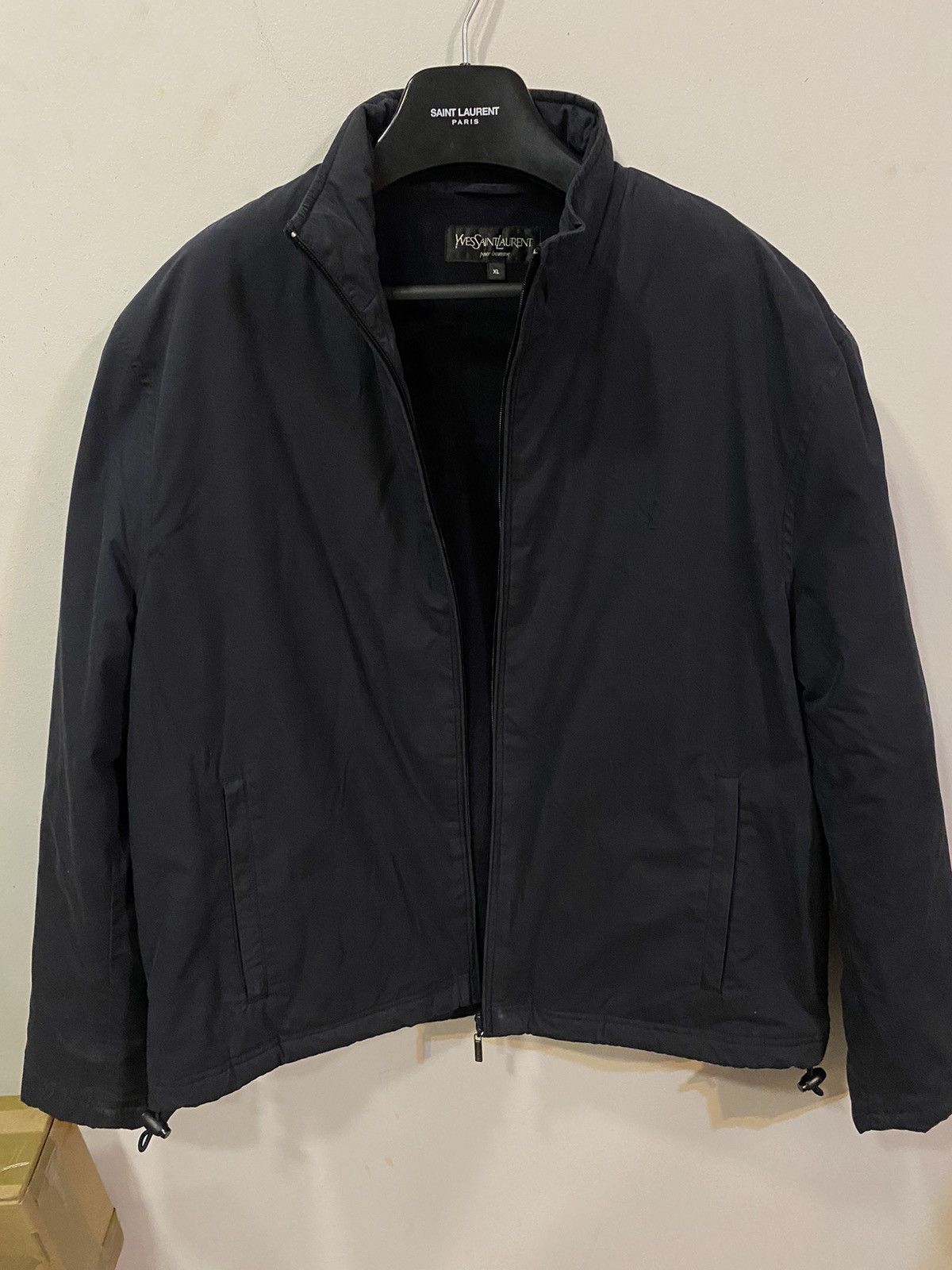 Yves Saint Laurent Very Warm YSL Jacket Soft YSL Bomber Size US XL / EU 56 / 4 - 21 Thumbnail
