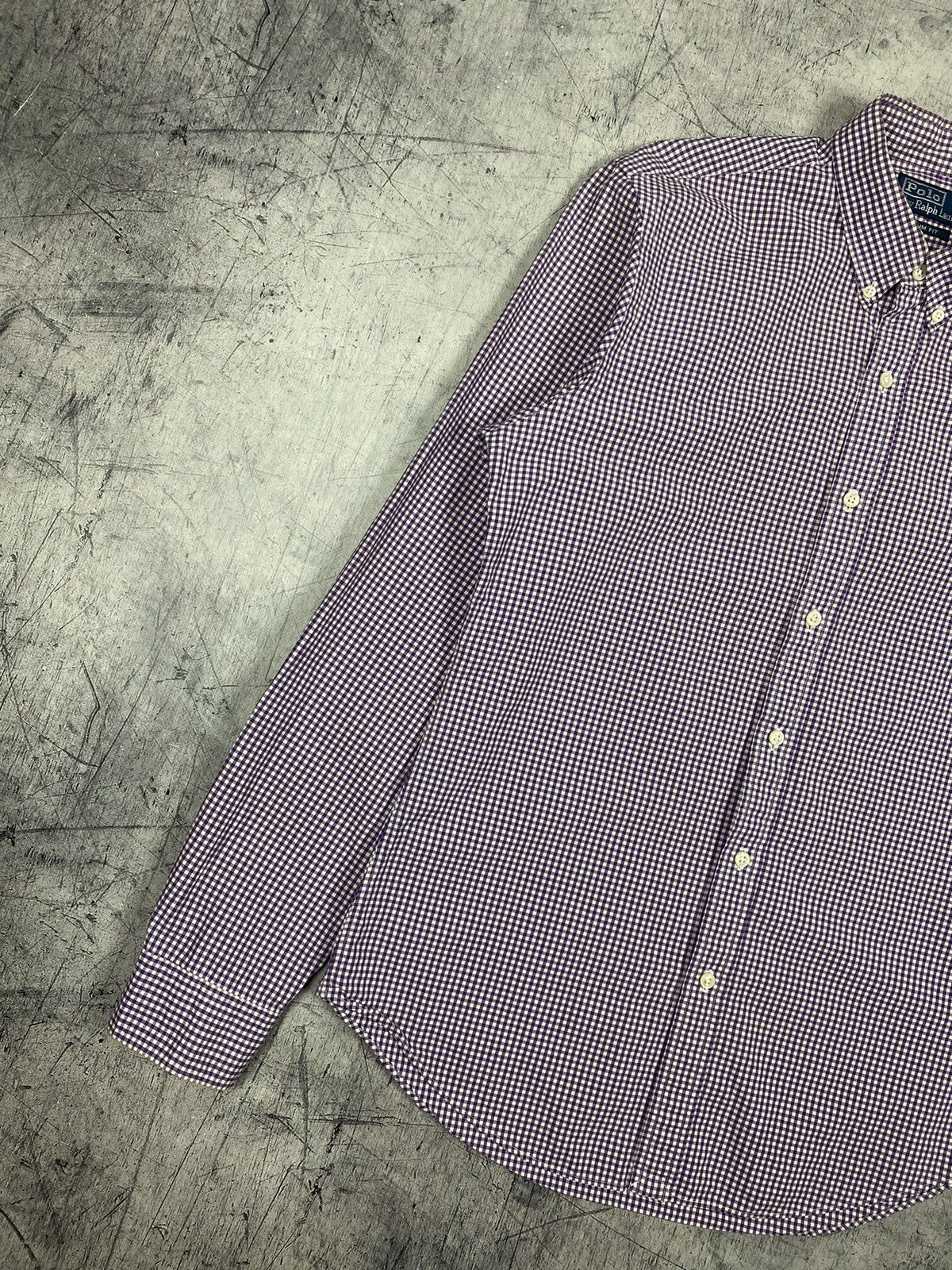 Designer × Polo Ralph Lauren × Vintage Vintage Polo Ralph Lauren Basic Checkered Button Up Shirt Size US M / EU 48-50 / 2 - 3 Thumbnail