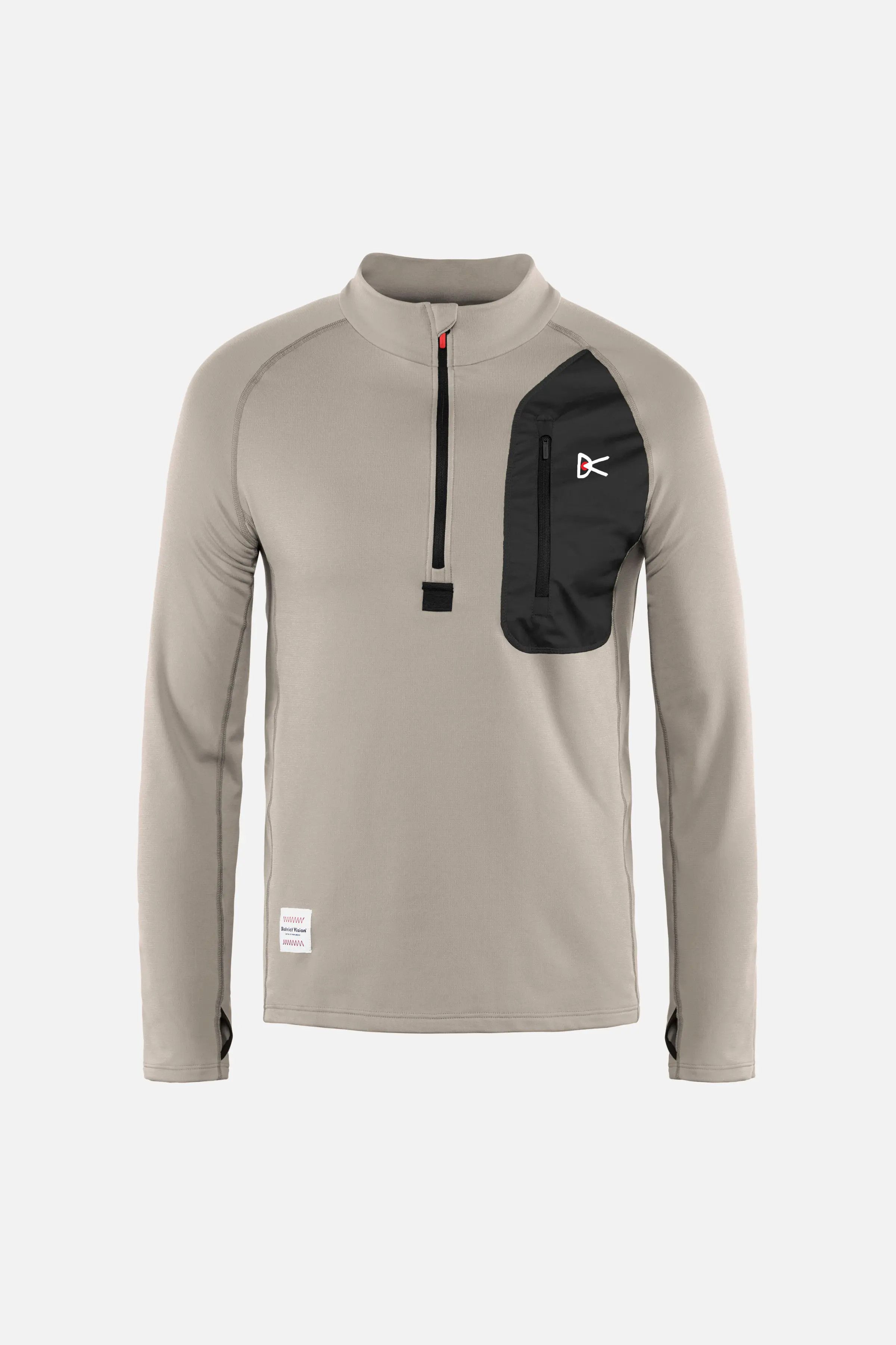 District Vision District Vision Half Zip Stone Luca Thermal Fleece - Large Size US L / EU 52-54 / 3 - 1 Thumbnail