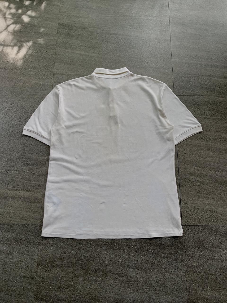 Prada FREE TAX! Red Tab Polo Shirt in Cream Size US XL / EU 56 / 4 - 5 Thumbnail