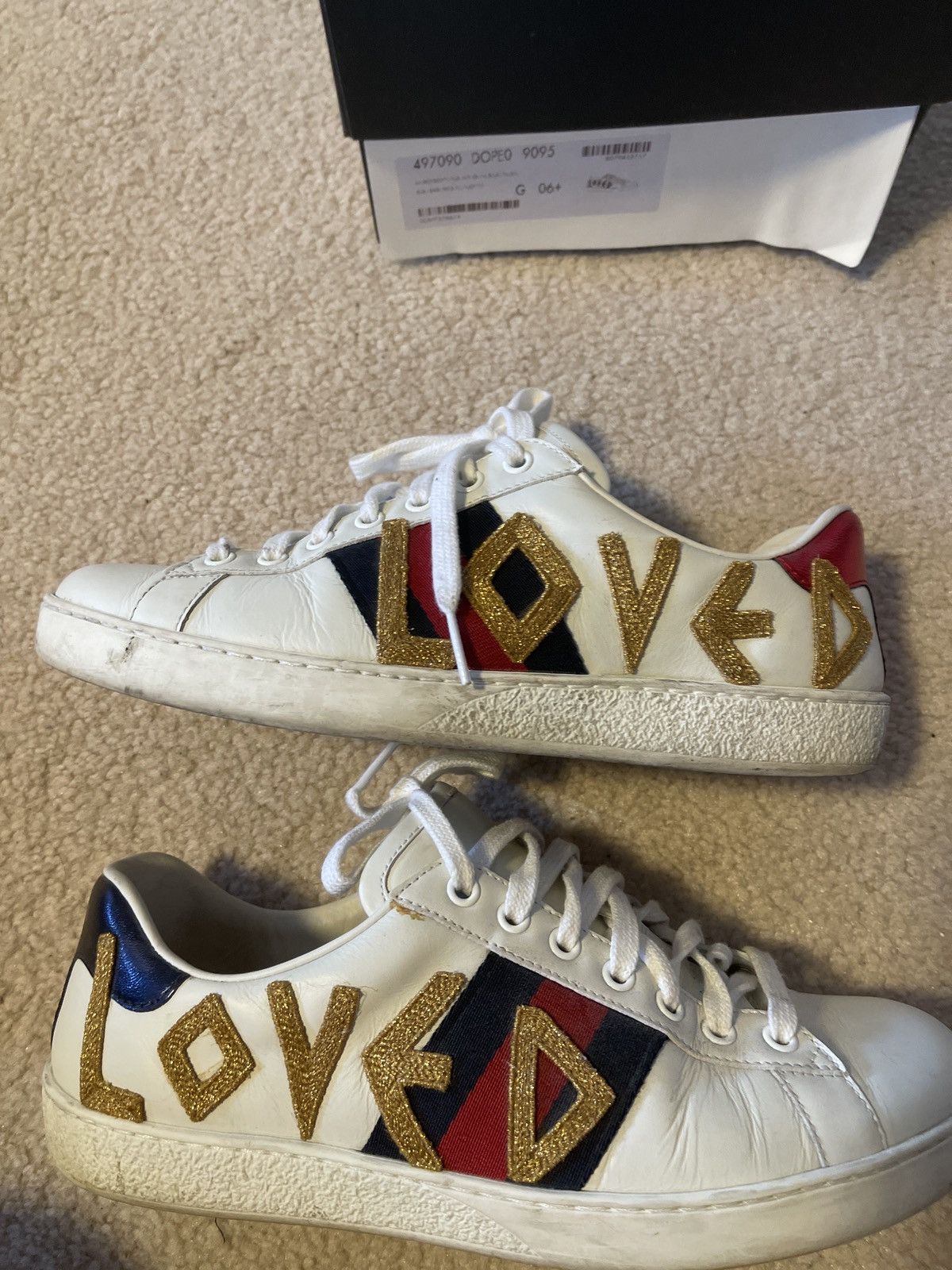 Gucci love sneakers on sale