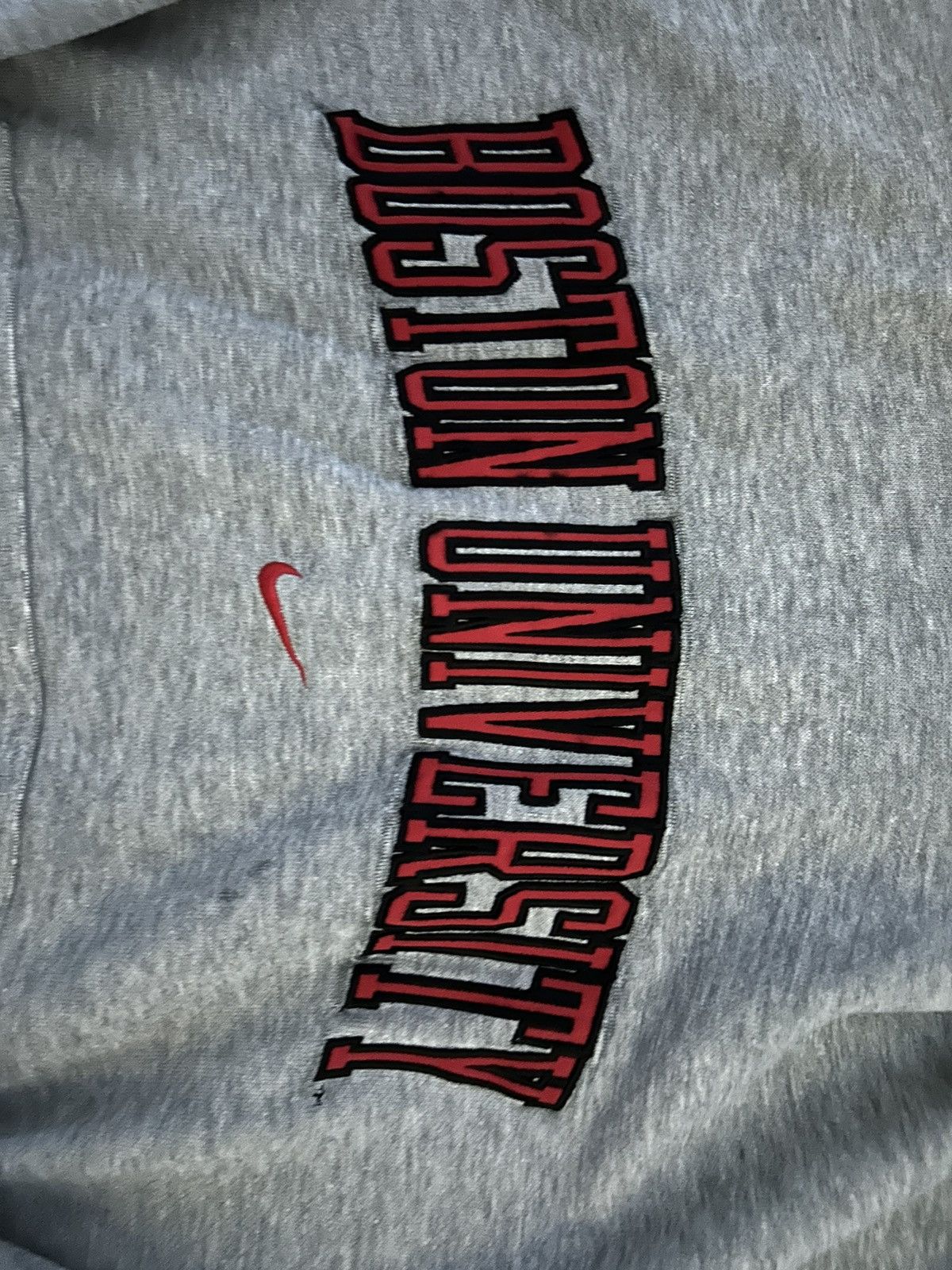 Nike Vintage Nike Boston University Hoodie Size US L / EU 52-54 / 3 - 2 Thumbnail