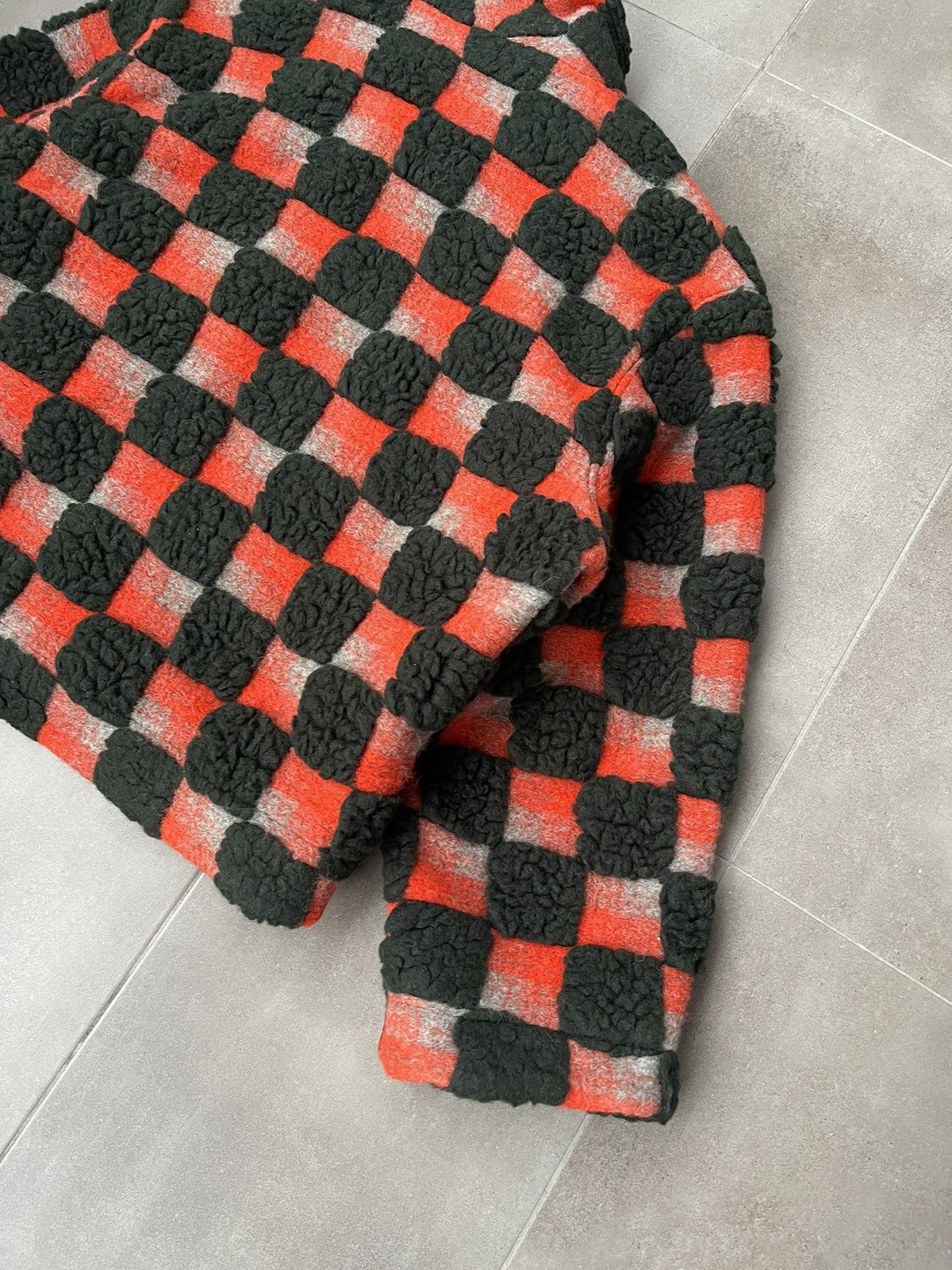 Henrik Vibskov !DS! AW23 Henrik Vibskov Big Bag Teddy Checks Jacket Size US L / EU 52-54 / 3 - 20 Thumbnail