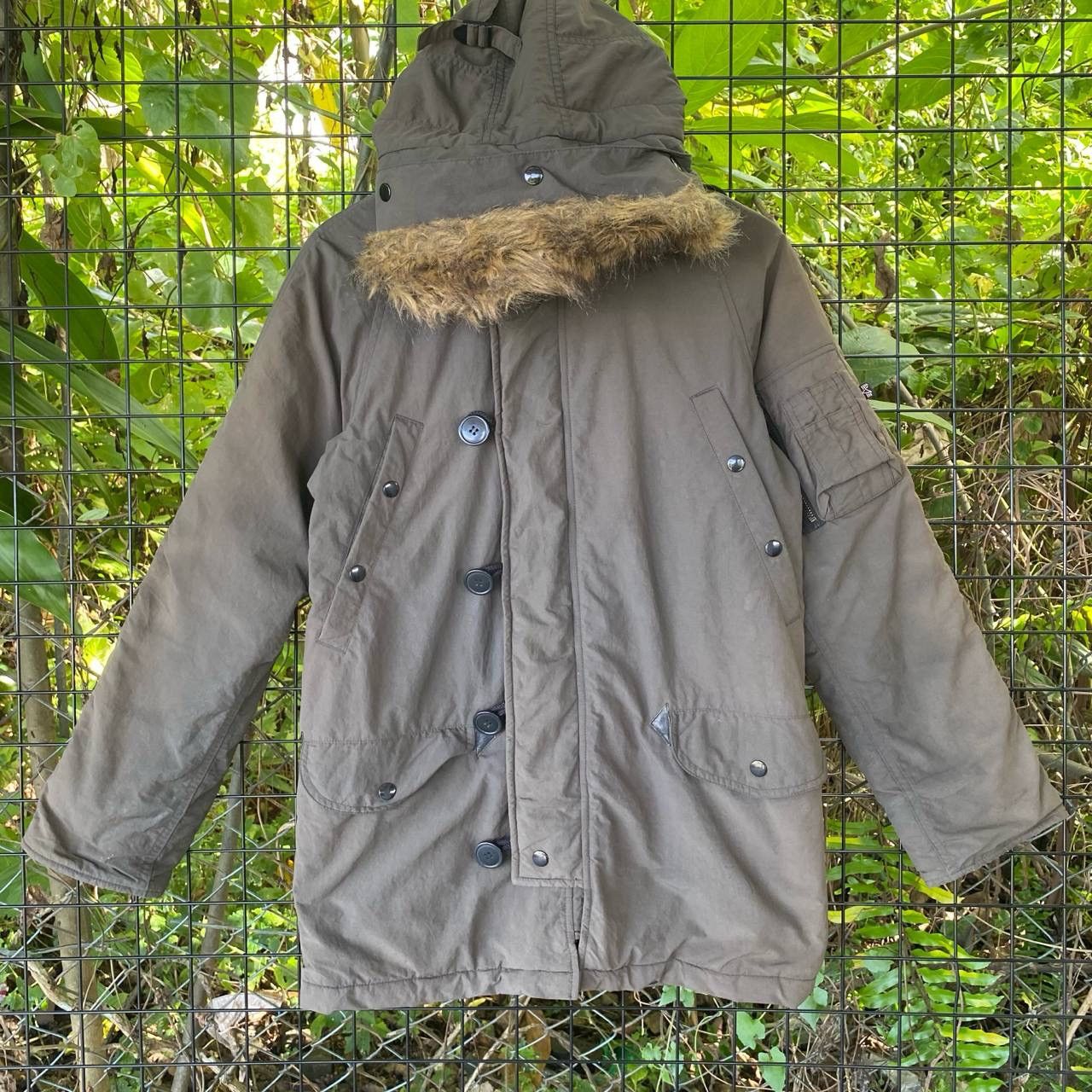 Alpha Industries × Vintage Vintage Alpha Industries N-3B Faux Fur Jacket Size US S / EU 44-46 / 1 - 2 Thumbnail