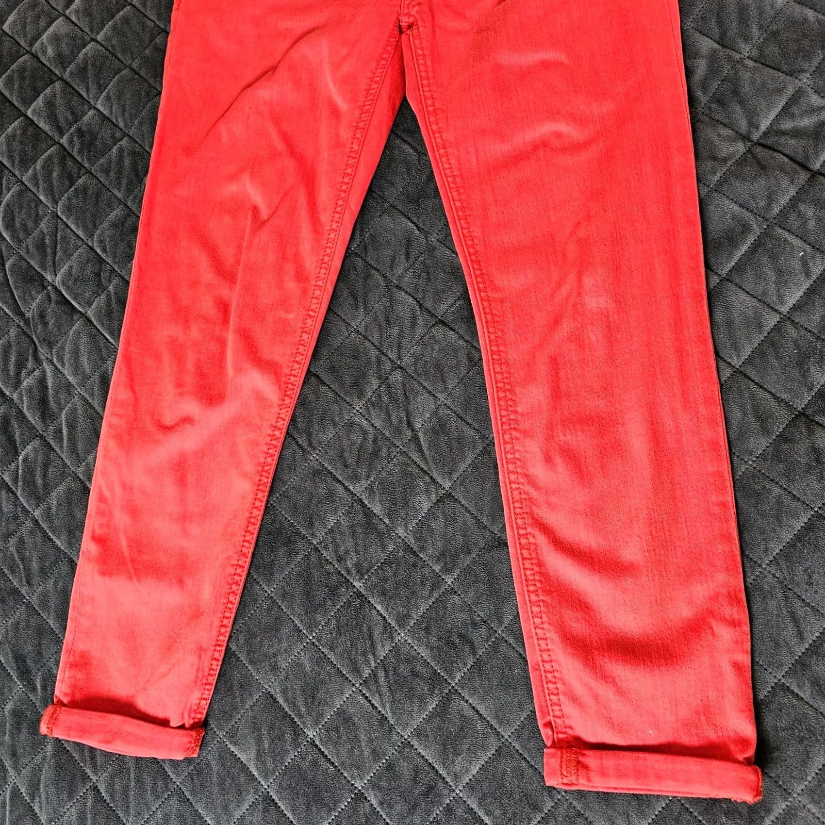 Buffalo David Bitton VINTAGE Buffalo David Bitton Jeans Women's Cropped Denim 27 Mid Rise Red Pink Stretch Inseam 22.5in Button Pockets Logo Size 28" / US 6 / IT 42 - 2 Thumbnail