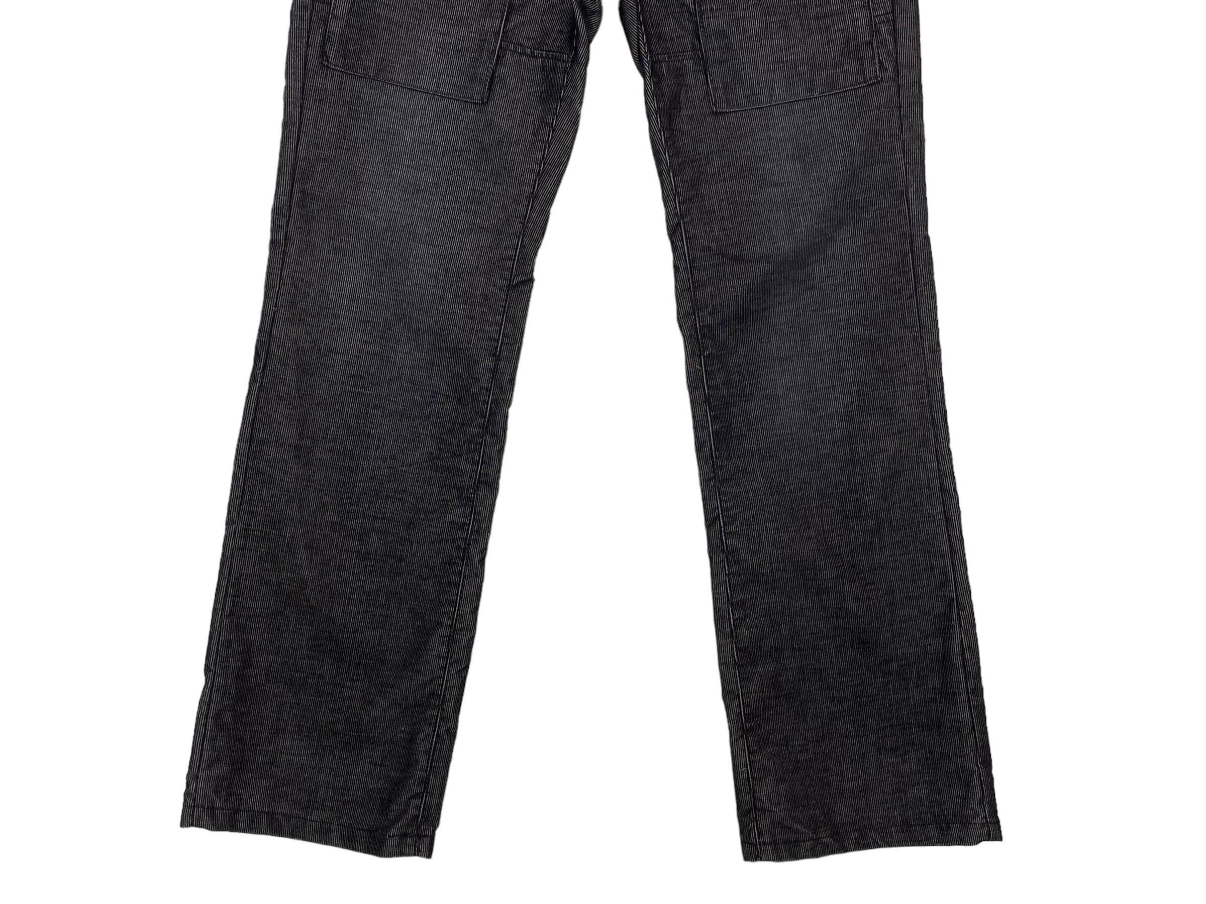 Japanese Brand Ikka Stripe Hickory Denim Japanese Multi Zipper Pants Size US 32 / EU 48 - 5 Thumbnail