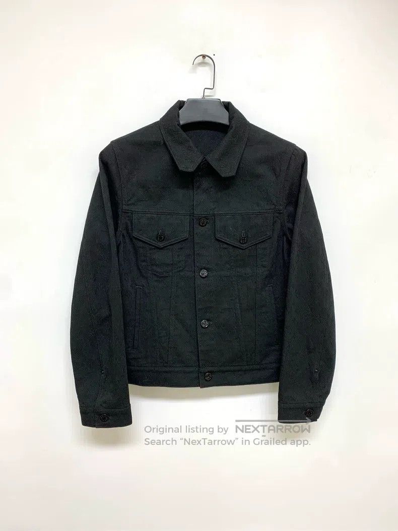 Louis Vuitton Louis Vuitton Black dark full print denim jacket Size US S / EU 44-46 / 1 - 1 Thumbnail