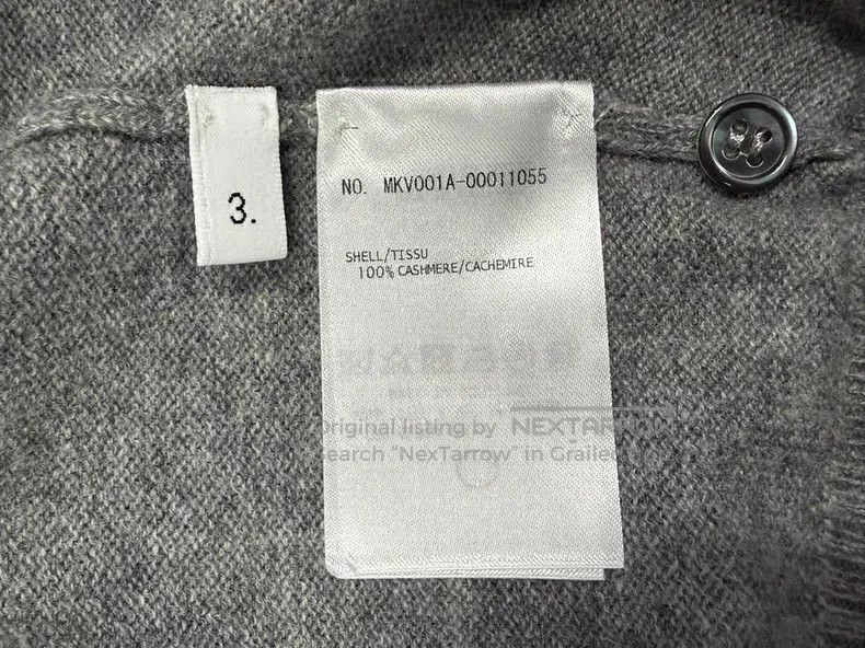 Thom Browne Thom Browne Cashmere Vest Size US L / EU 52-54 / 3 - 5 Thumbnail