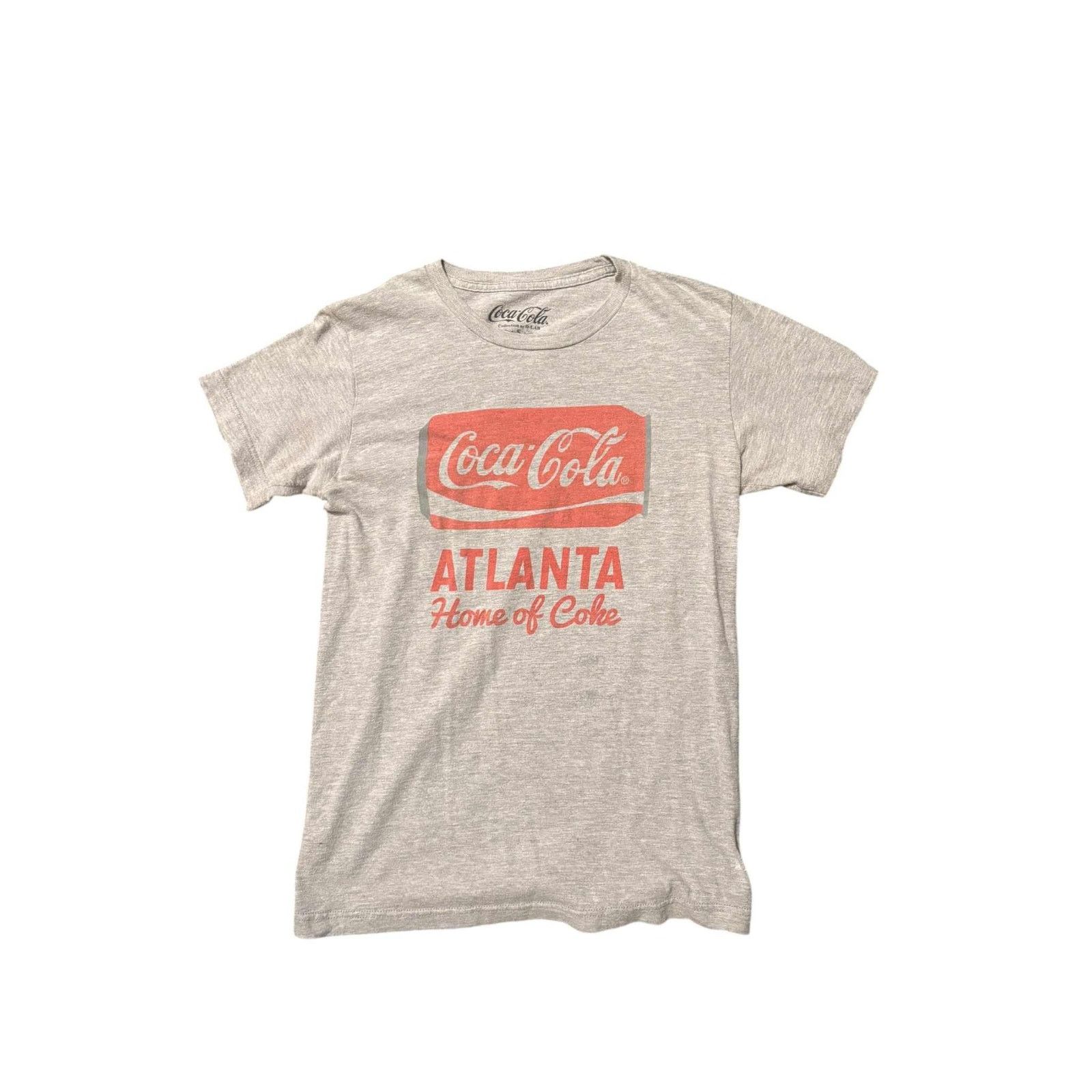 Coca Cola Atlanta Home of Coca Cola Light Gray Loose Soft T-Shirt SM Size S / US 4 / IT 40 - 3 Thumbnail