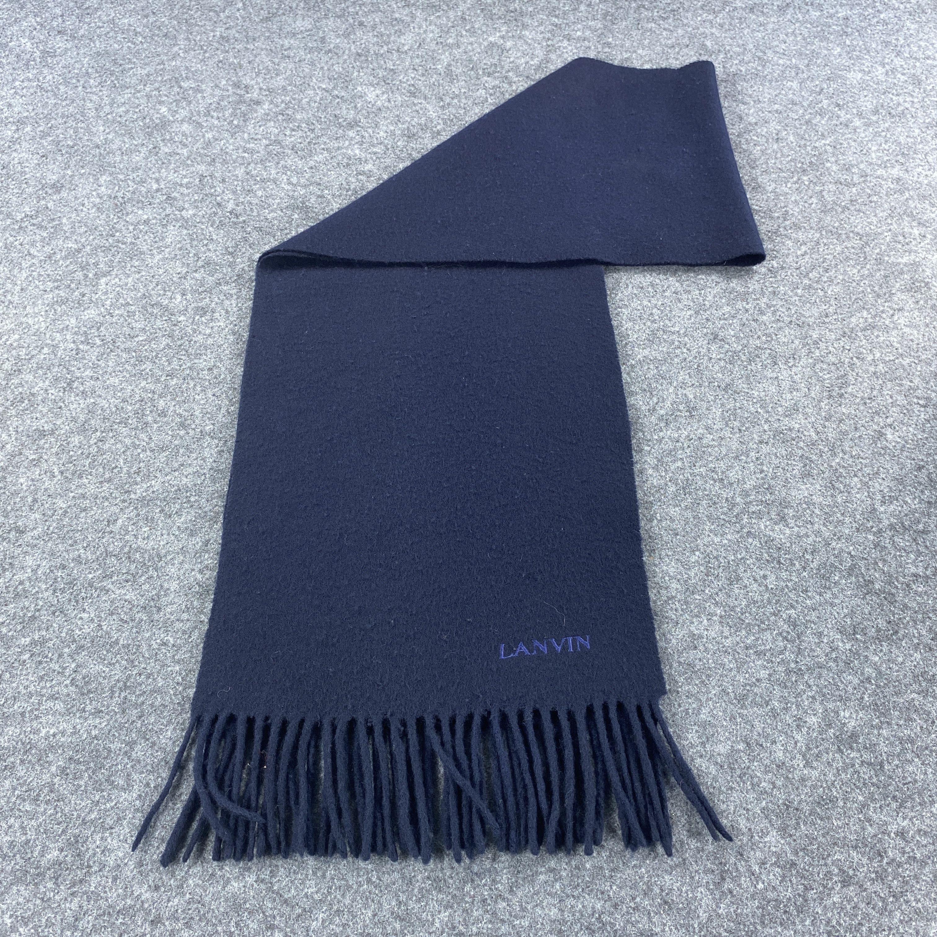 Lanvin × Vintage Lanvin Scarf # Muffler # Neckwear # D455 Size ONE SIZE - 5 Thumbnail