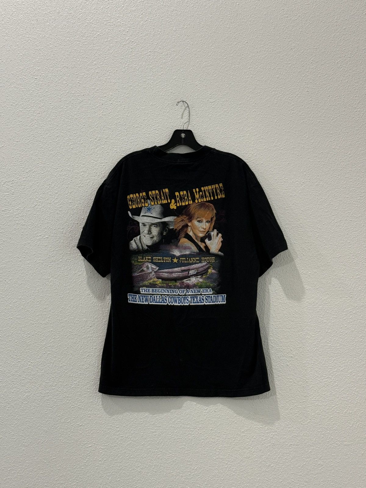 Vintage George Straight And Reba McEntire 2009 Concert Merch Large Size US L / EU 52-54 / 3 - 3 Thumbnail