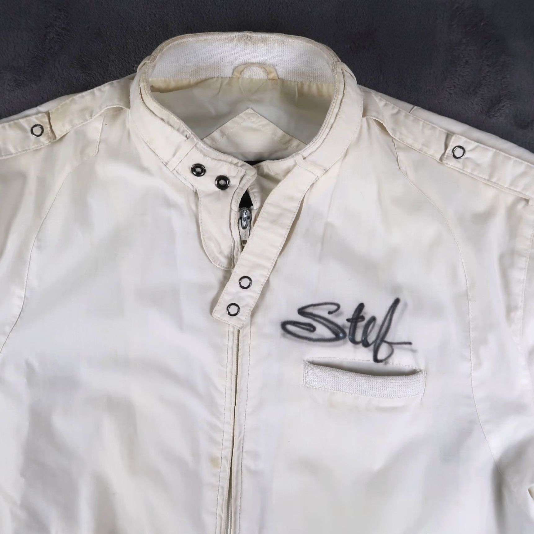 Honda VINTAGE Honda Air Brush CRX Racing Jacket Car JDM Size M Medium White 1980s Sportswear Mens Size US M / EU 48-50 / 2 - 4 Thumbnail
