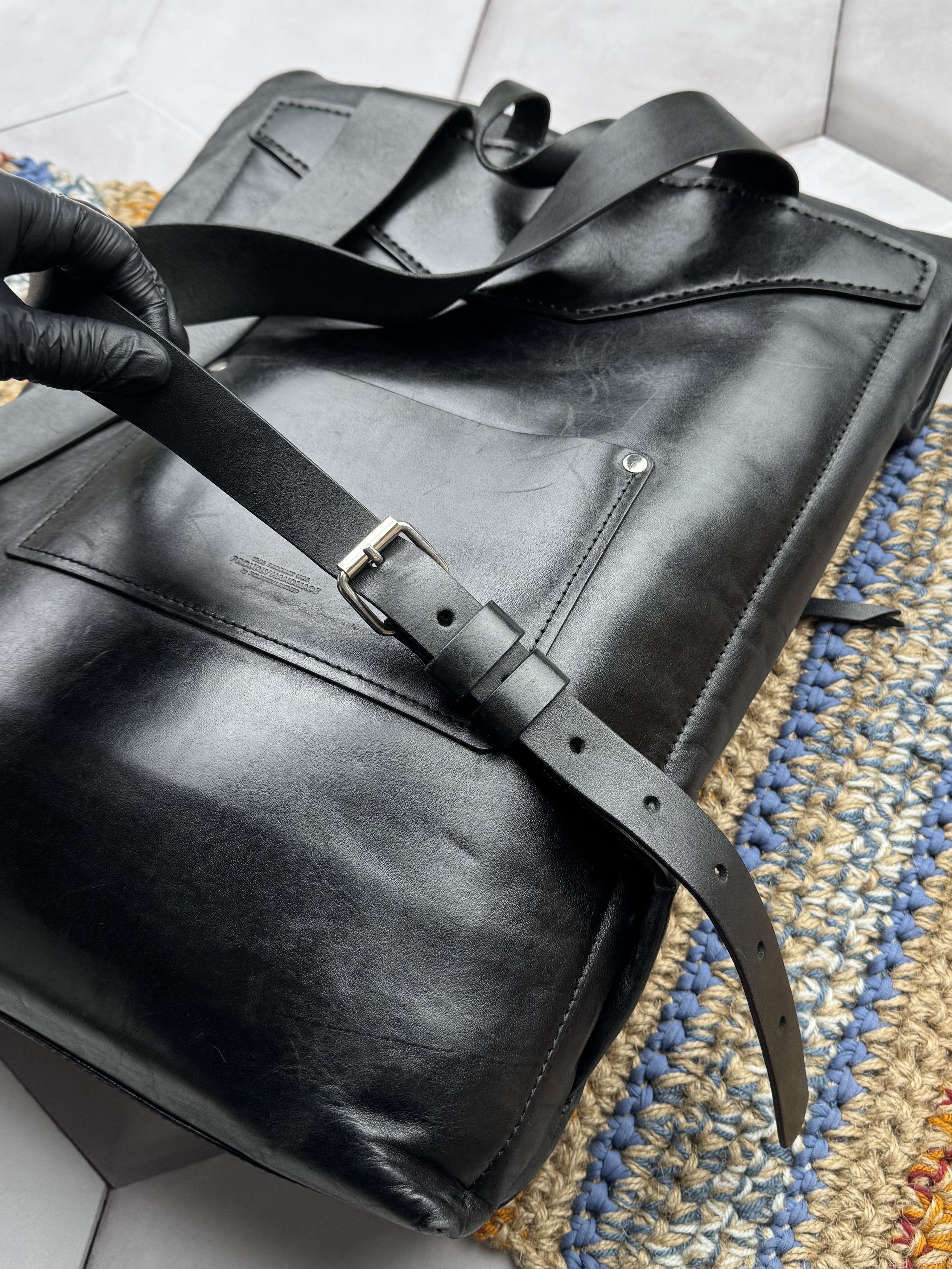 Vintage Vintage Leather Backpack (ES9) Size ONE SIZE - 10 Thumbnail
