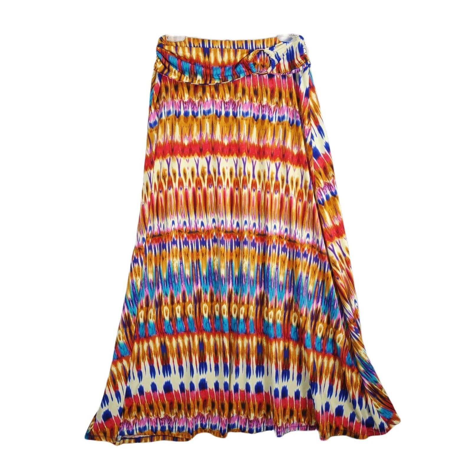 Other Robert Louis Women's M Colorful Tie Dye Maxi Skirt Size 30" / US 8 / IT 44 - 1 Thumbnail