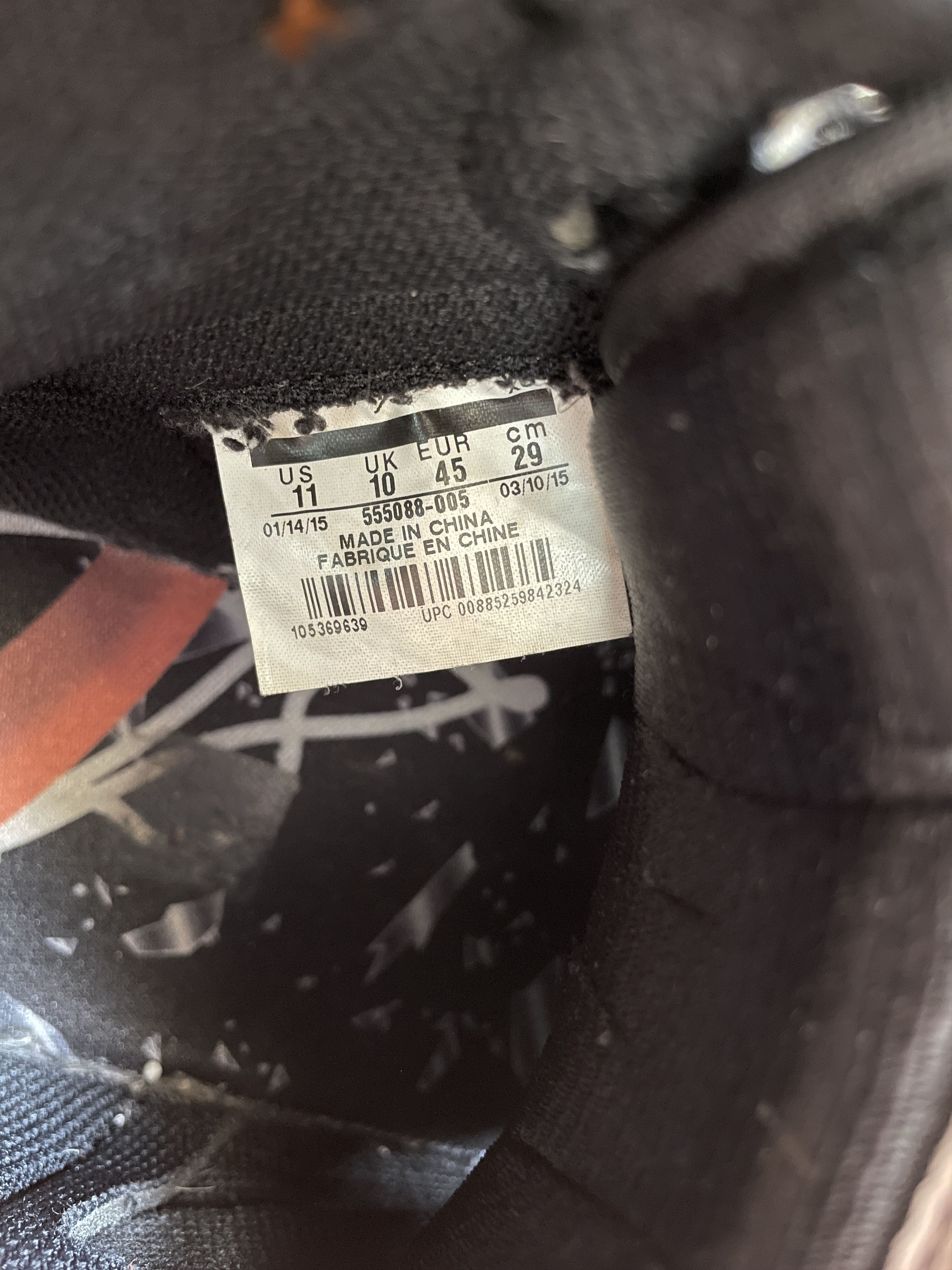 Jordan Brand Air Jordan 1 Retro High OG “Shattered Backboard” 2015 Size US 11 / EU 44 - 10 Thumbnail