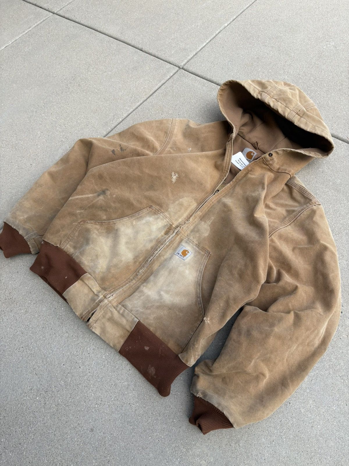 Carhartt × Vintage Vintage Carhartg Jacket - Distressed and Faded Size US M / EU 48-50 / 2 - 3 Thumbnail