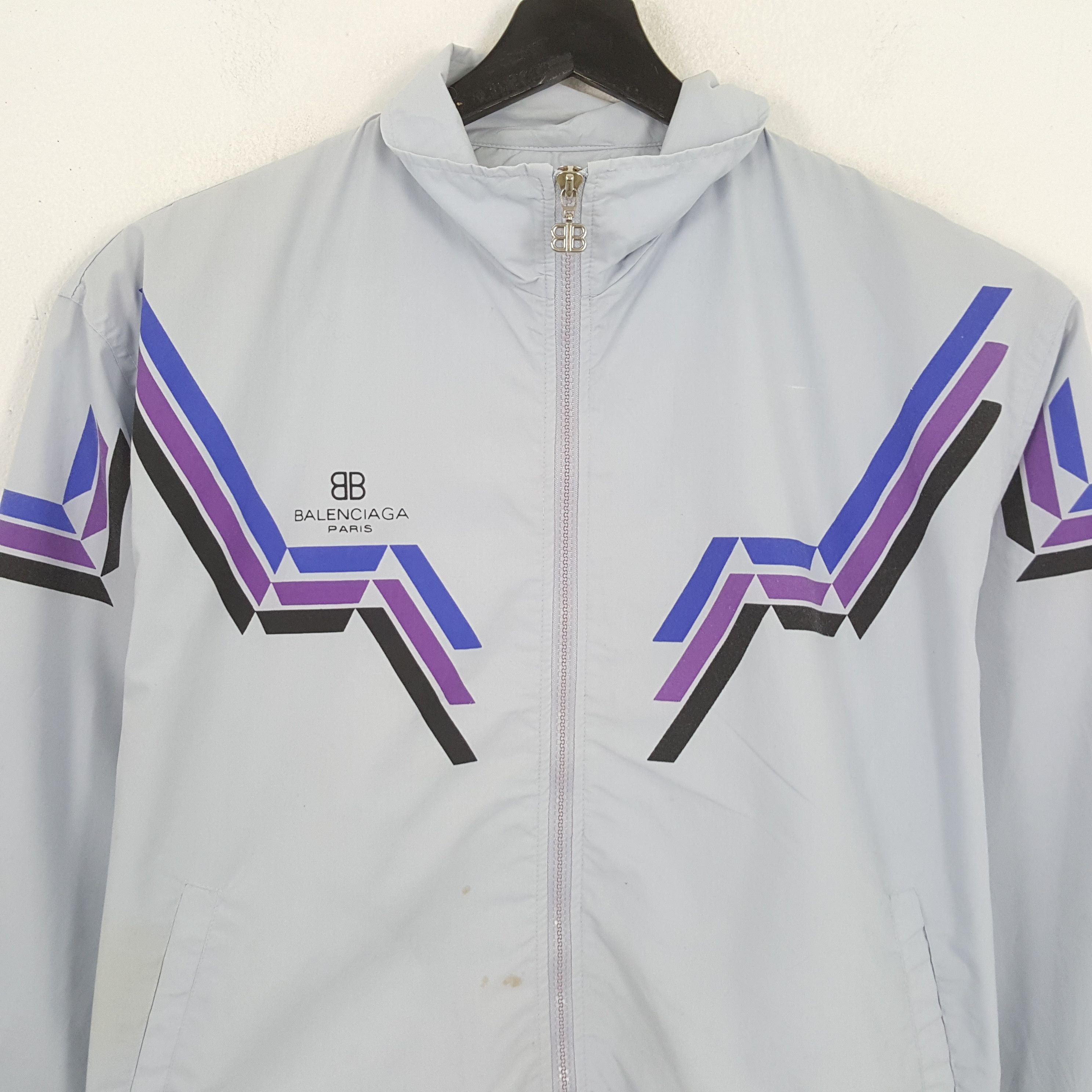 balenciaga PARIS 10 ジャケット L Vintage 90's Balenciaga Sports Paris Light Weight Button