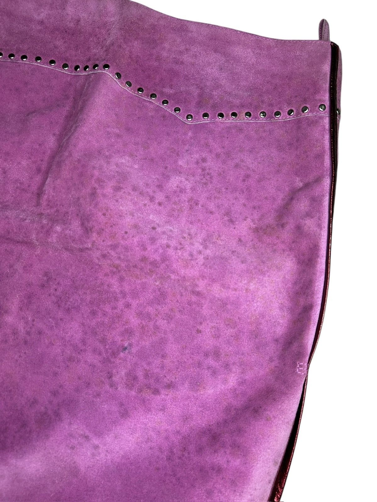 Miu Miu Suede Skirt Size 27" / US 4 / IT 40 - 7 Thumbnail