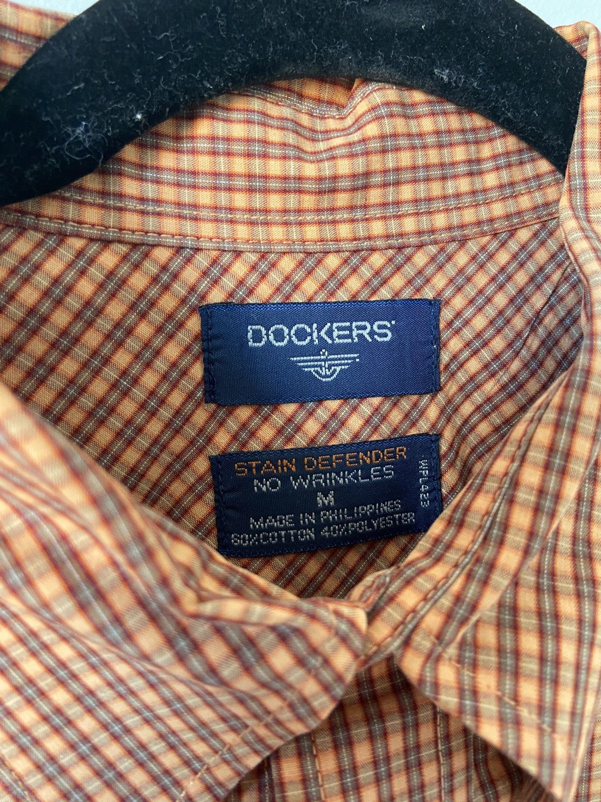 Dockers Dockers Short Sleeve Button Down Vintage Orange Size US M / EU 48-50 / 2 - 3 Thumbnail