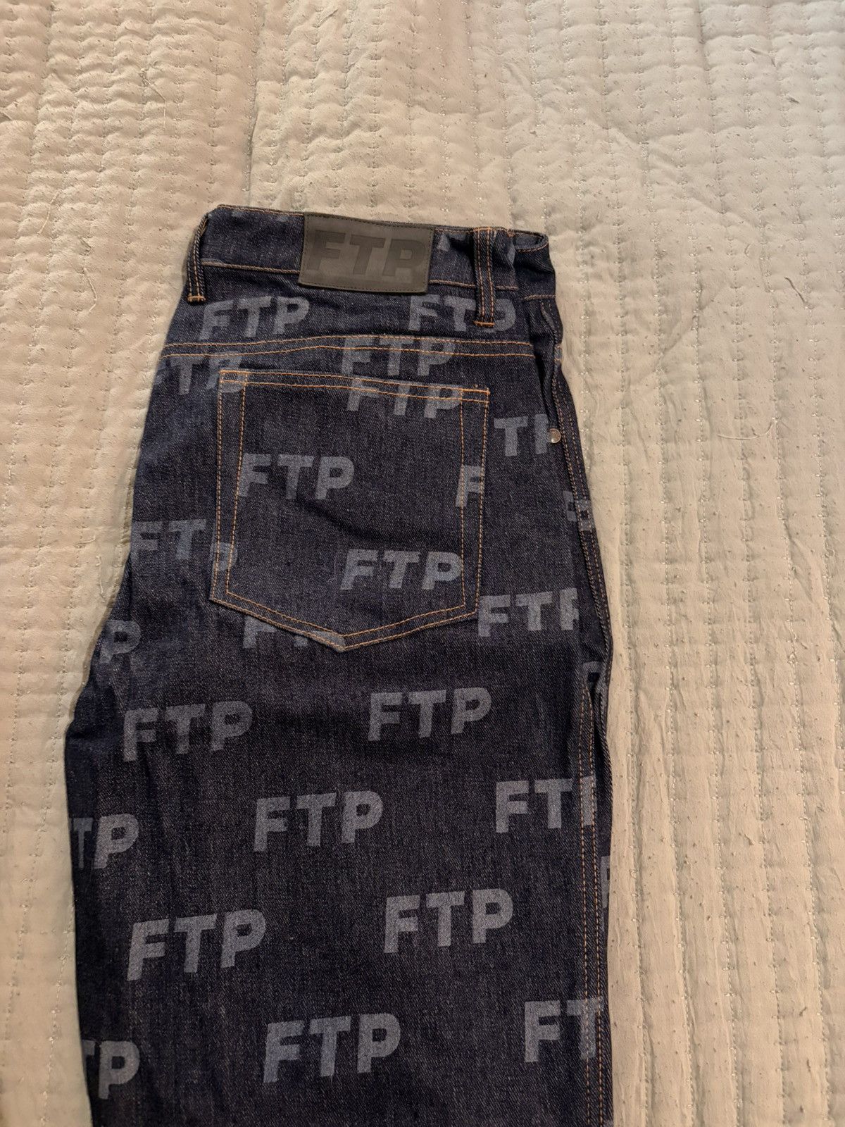 Fuck The Population FTP All Over Denim Size US 34 / EU 50 - 2 Thumbnail