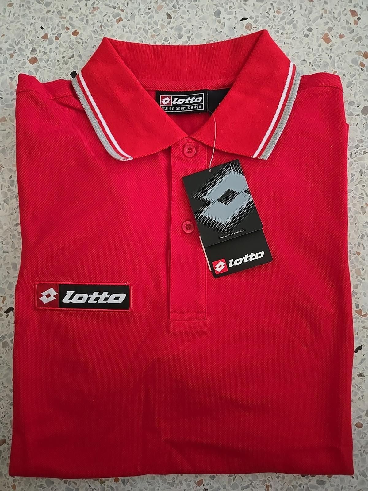 Lotto Sport Vtg Lotto Italian Sport Design Polo Team Flame Shirt M Mens Size US M / EU 48-50 / 2 - 1 Thumbnail