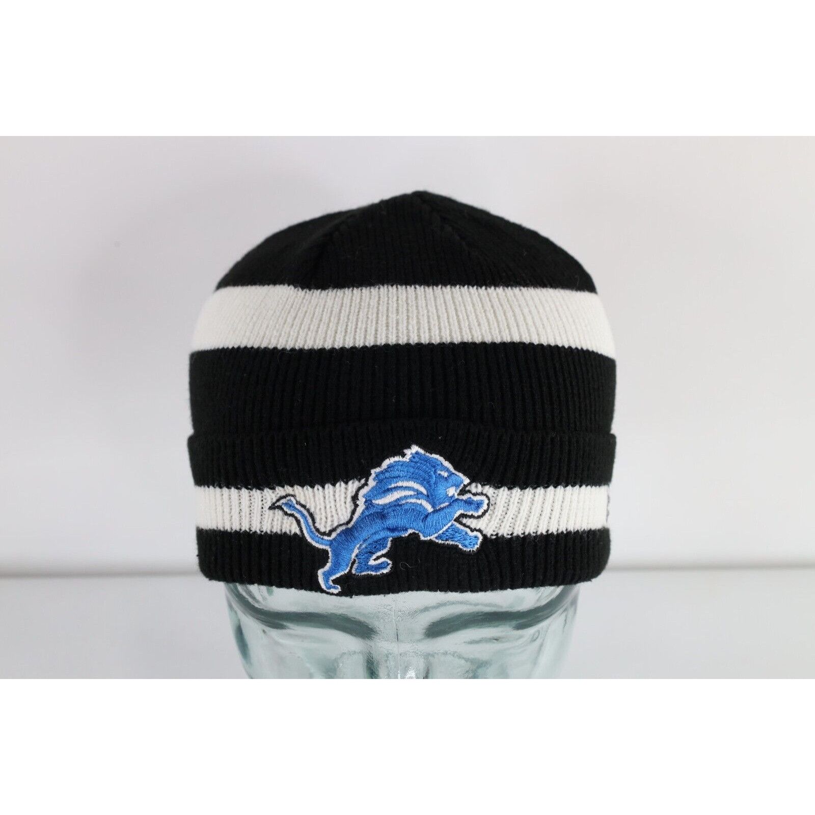 New Era New Era Striped Color Block Detroit Lions Football Beanie Size ONE SIZE - 1 Thumbnail