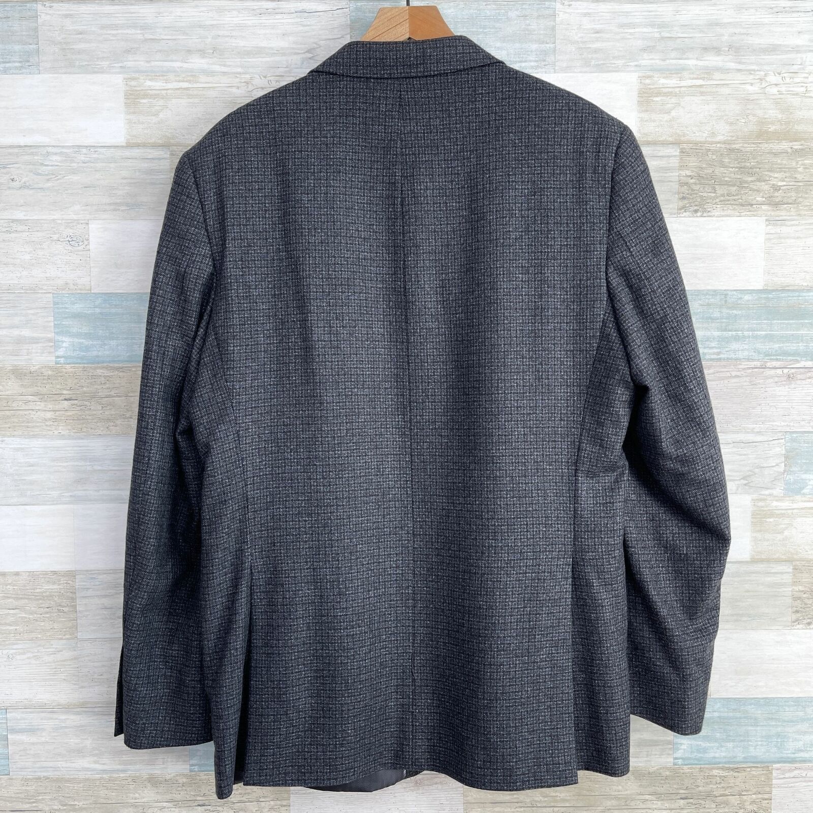 Jos. A. Bank Jos A Bank Reserve Tollegno 1900 Sport Coat Gray Tweed 46L Size 46L - 5 Thumbnail