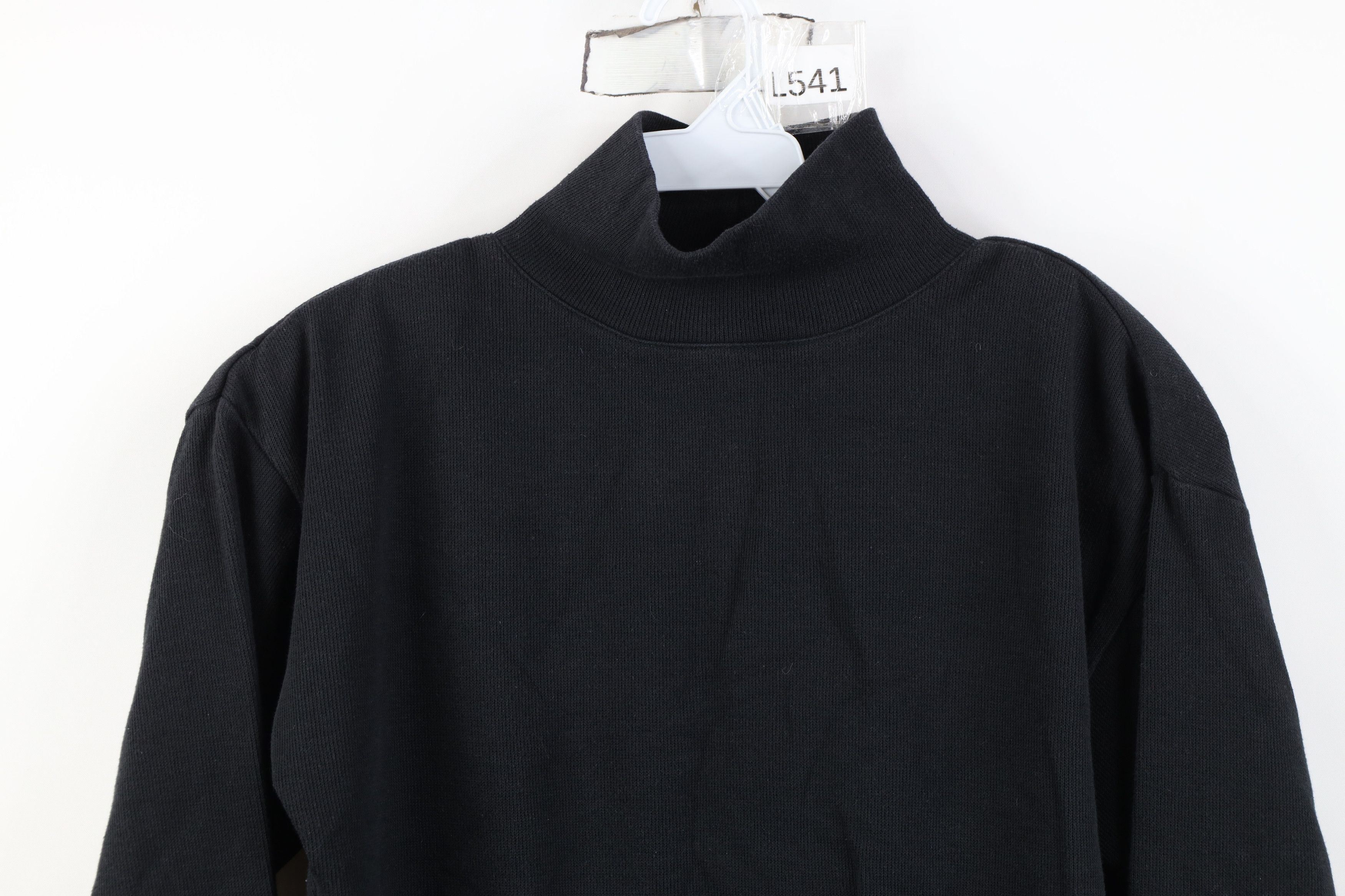 Express Vintage 90s Y2K Express Ribbed Knit Mock Neck T-Shirt Size S / US 4 / IT 40 - 2 Thumbnail
