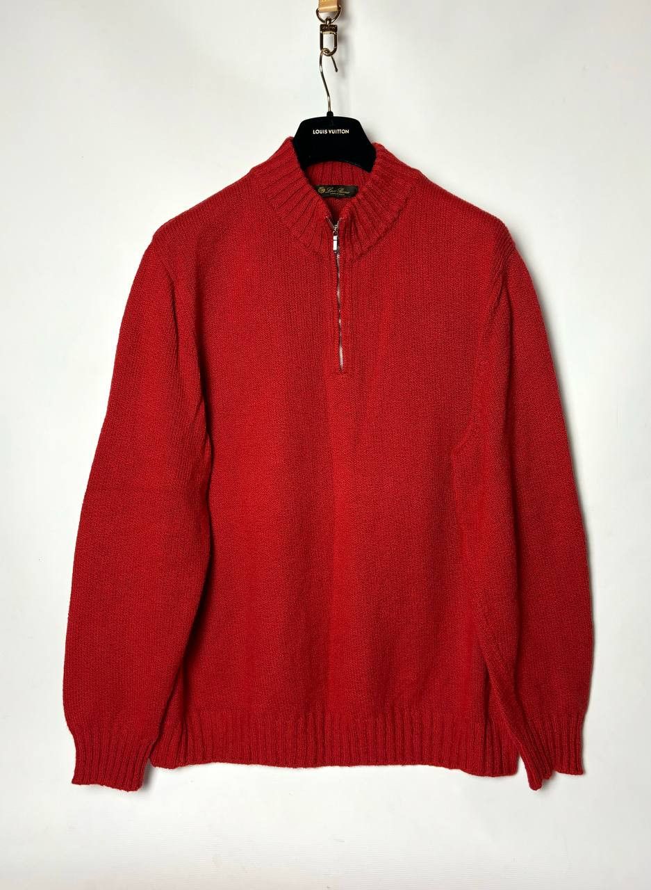 image of Loro Piana Knit Sweater in Red, Men's (Size XL)