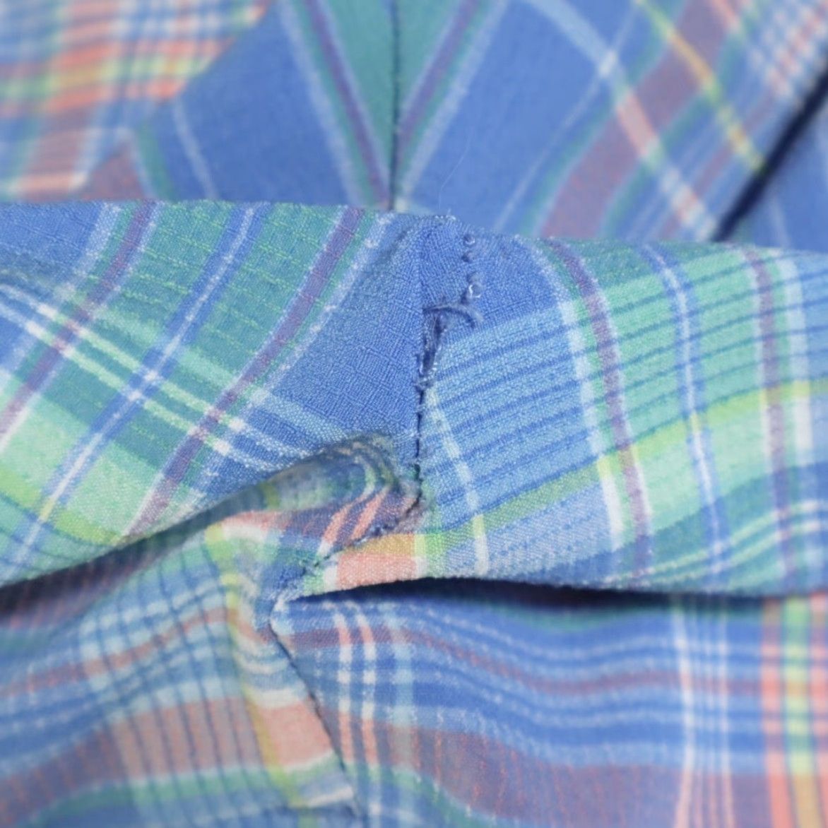 Tommy Bahama Tommy Bahama Men's Chino Shorts Blue Plaid 38, Regular, Woven Polyester, High Stretch, Front Button, Casual Size US 38 / EU 54 - 8 Thumbnail